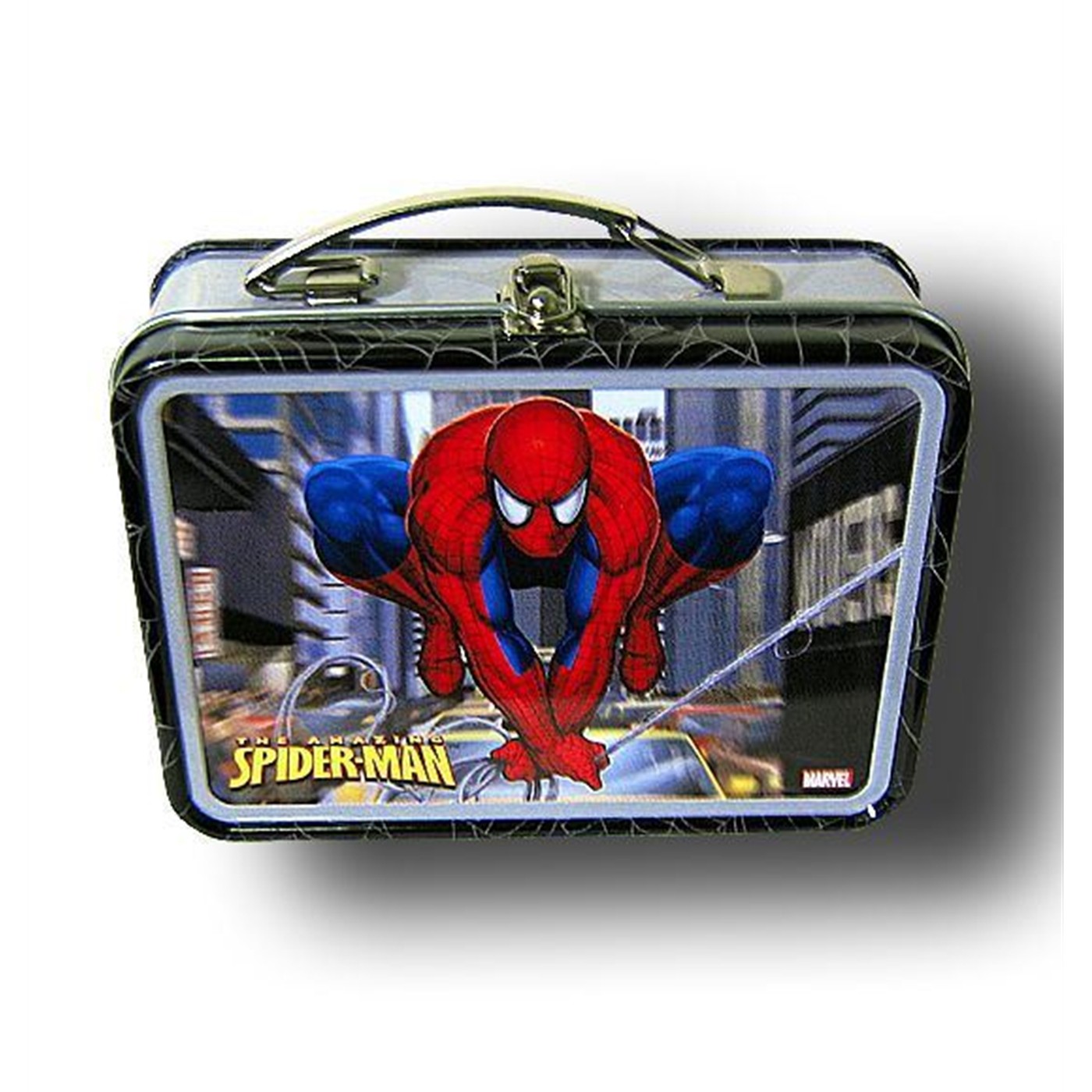 Spiderman Traffic Swing Mini Tin Lunchbox