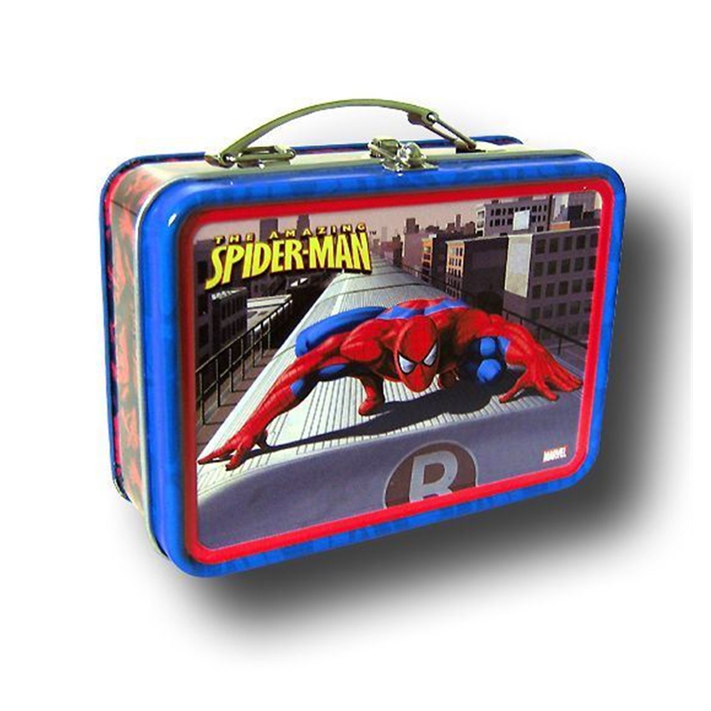 Spiderman Train Crawling Mini Tin Lunchbox