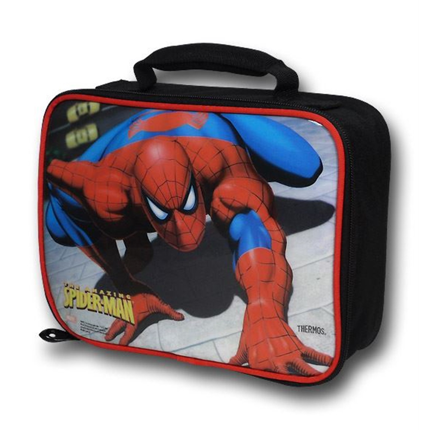 Spiderman Crawling Soft Lunchbox w/Bottle