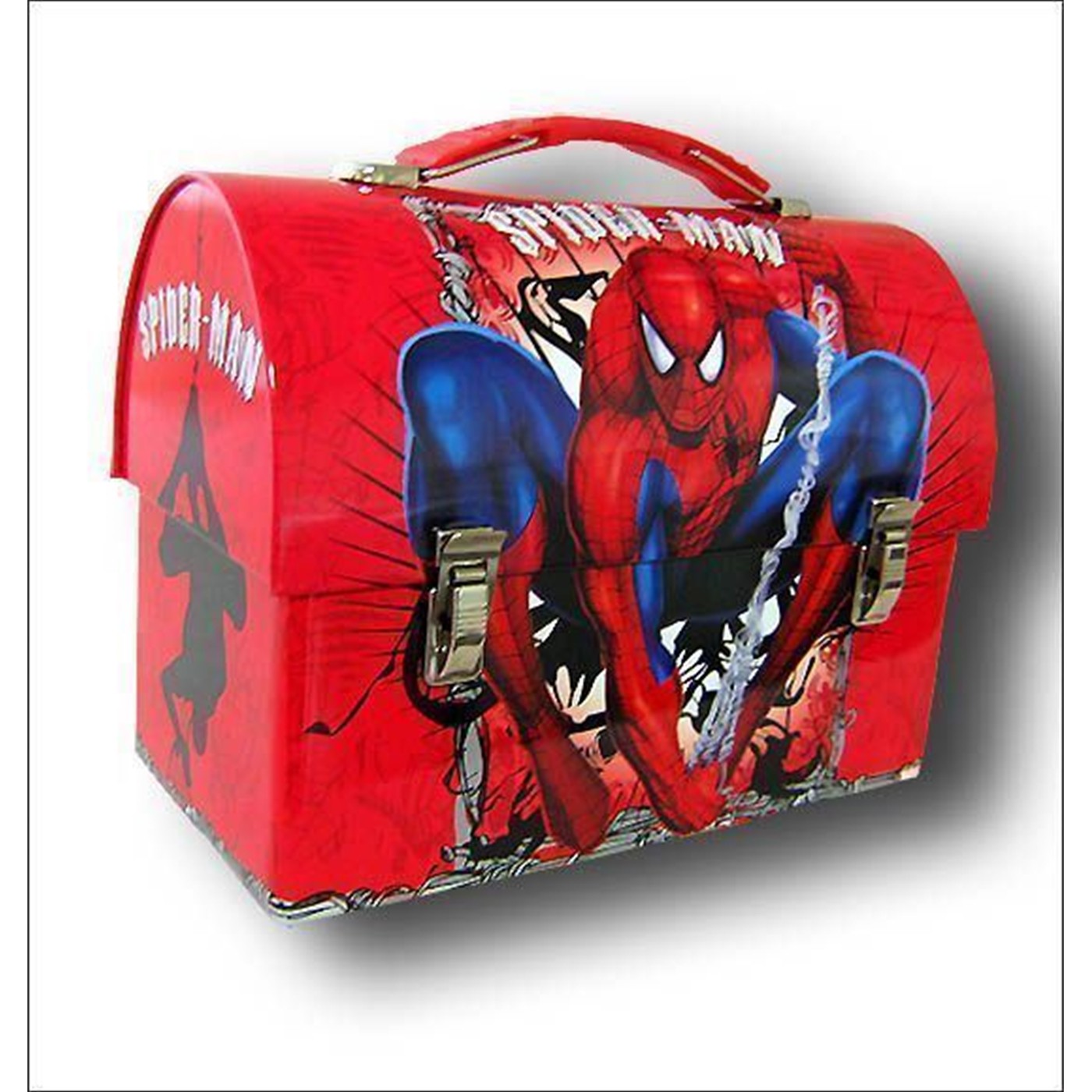 Spiderman Red Swing Domed Lunchbox, Red