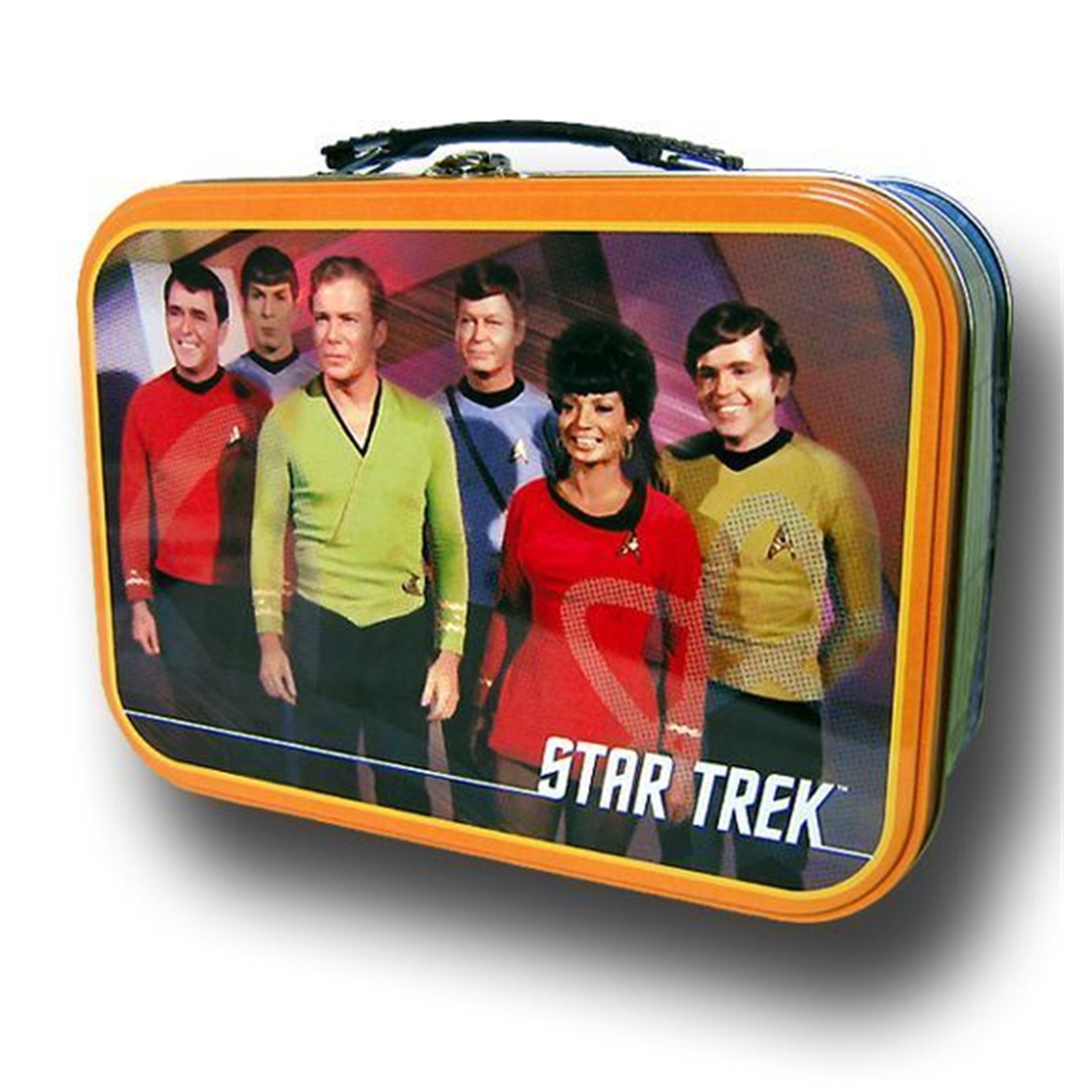 Star Trek Beam Me Up Tin Lunch Box, Blue