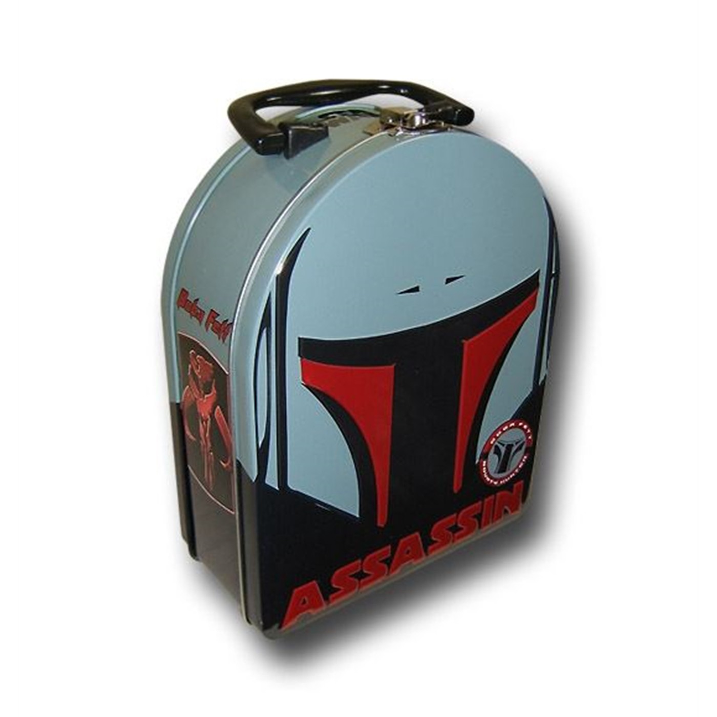 Star Wars Boba Fett Face Lunchbox, Grey