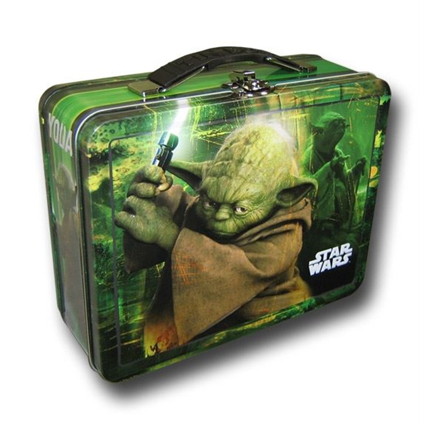 Star Wars Yoda Strikes Square Lunchbox, Green