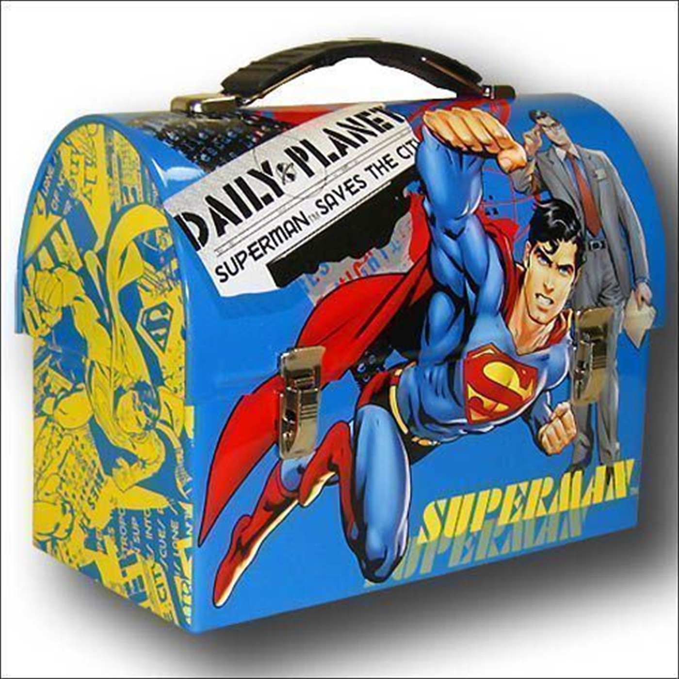 Superman Lunchbox Blue Dome