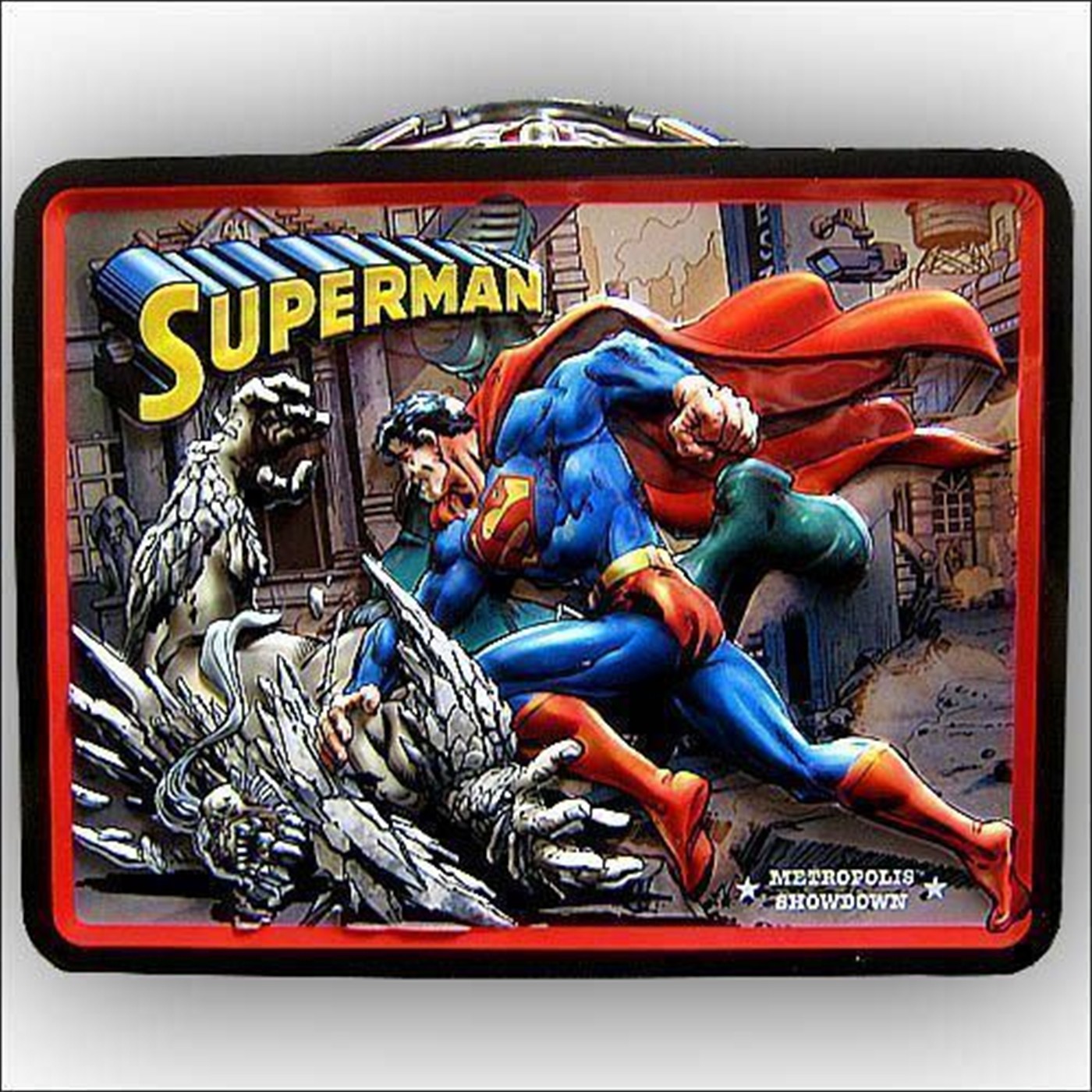 Superman Lunchbox Fighting Doomsday