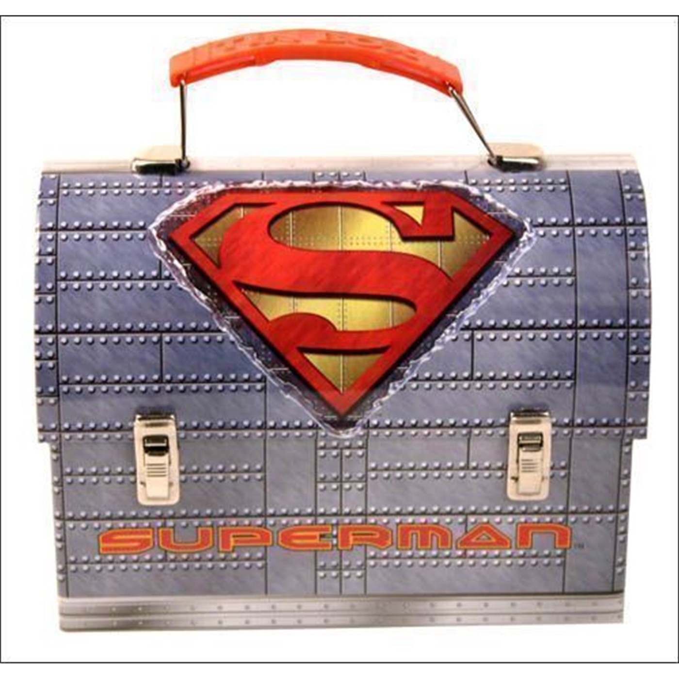 Superman Silver Symbol Lunchbox