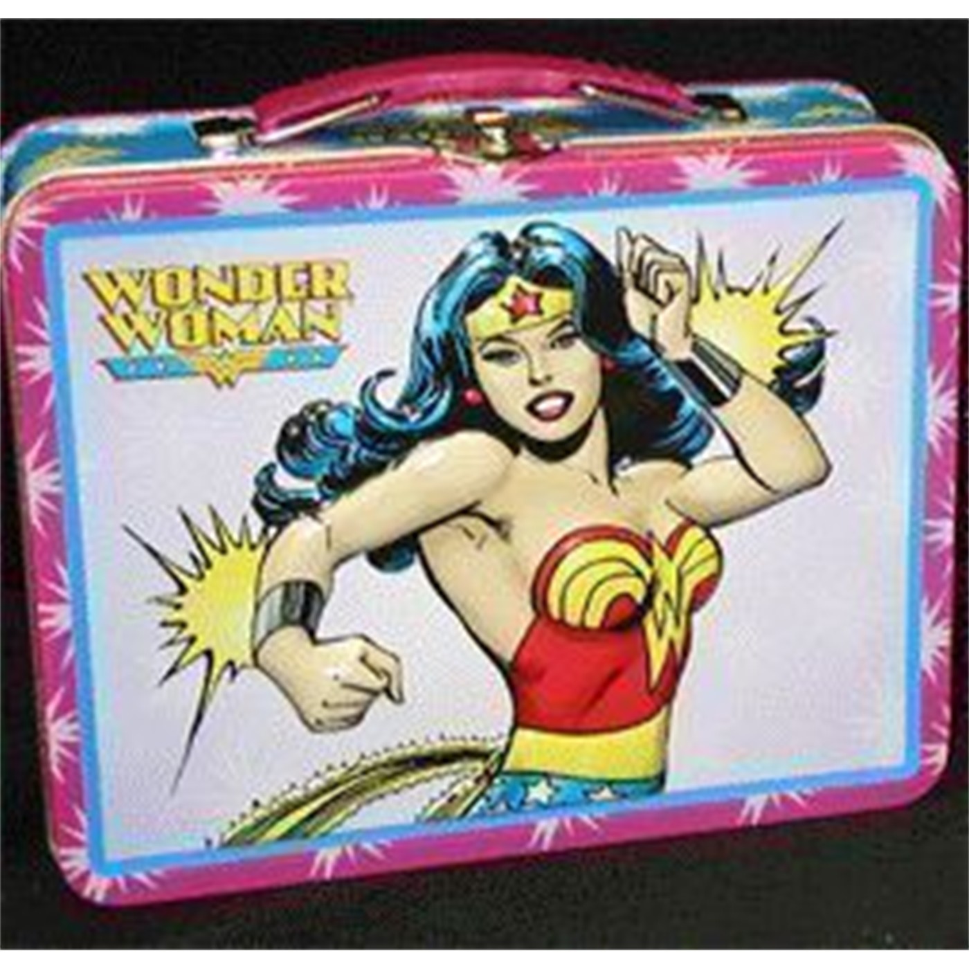Wonder Woman Bracers Embossed Lunchbox