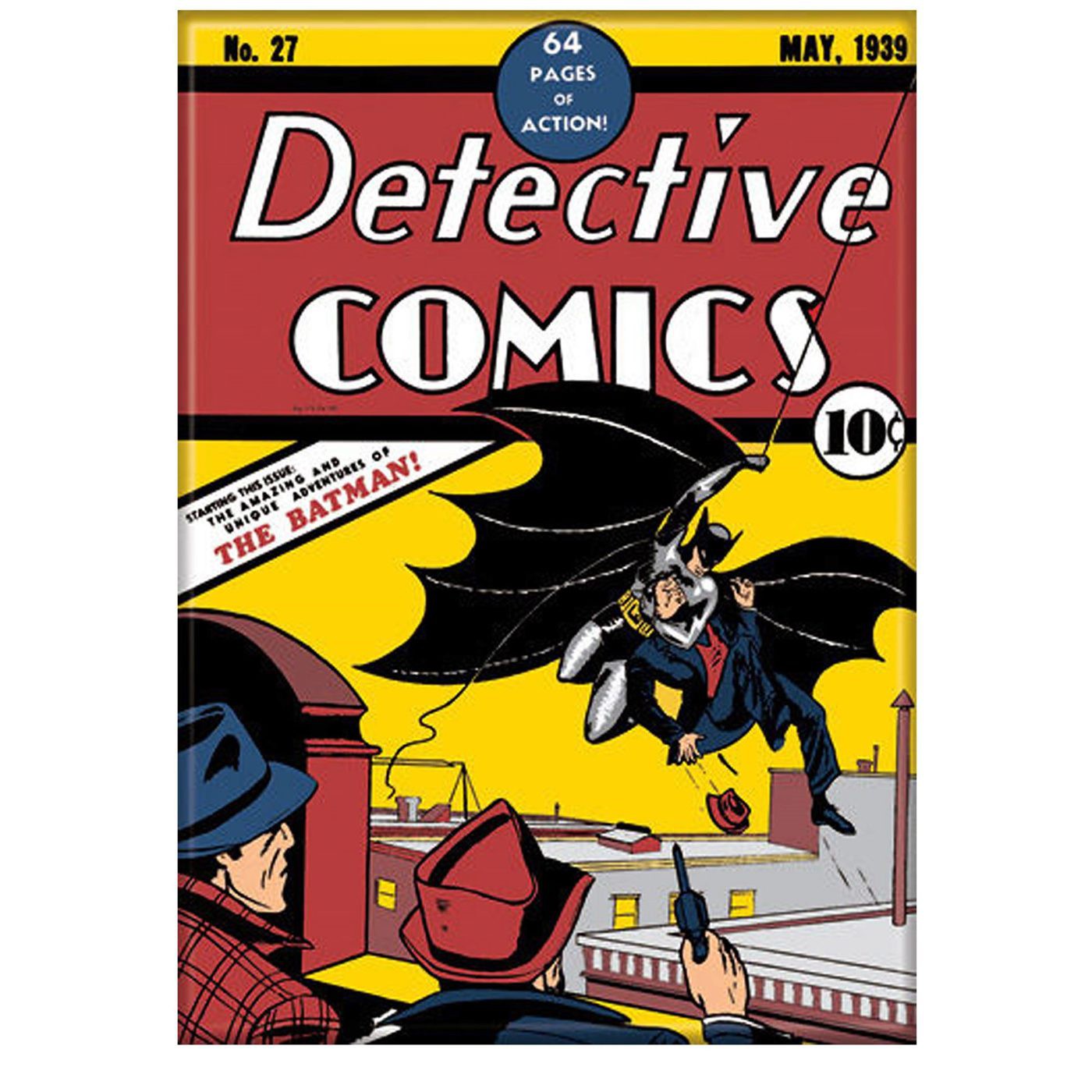 Batman Detective Comics No 27 Magnet, Multi-Color