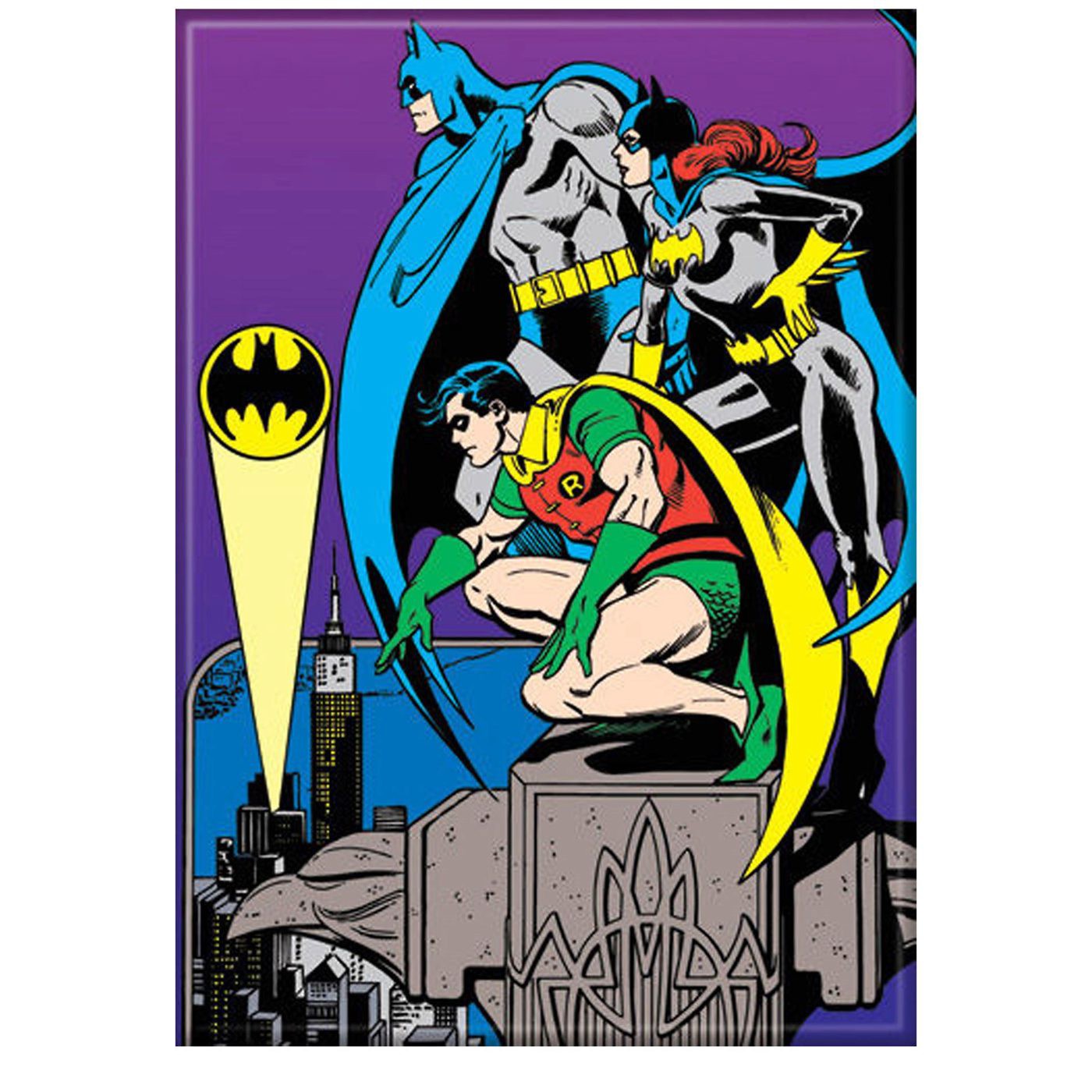 Batman  Robin Batgirl Magnet