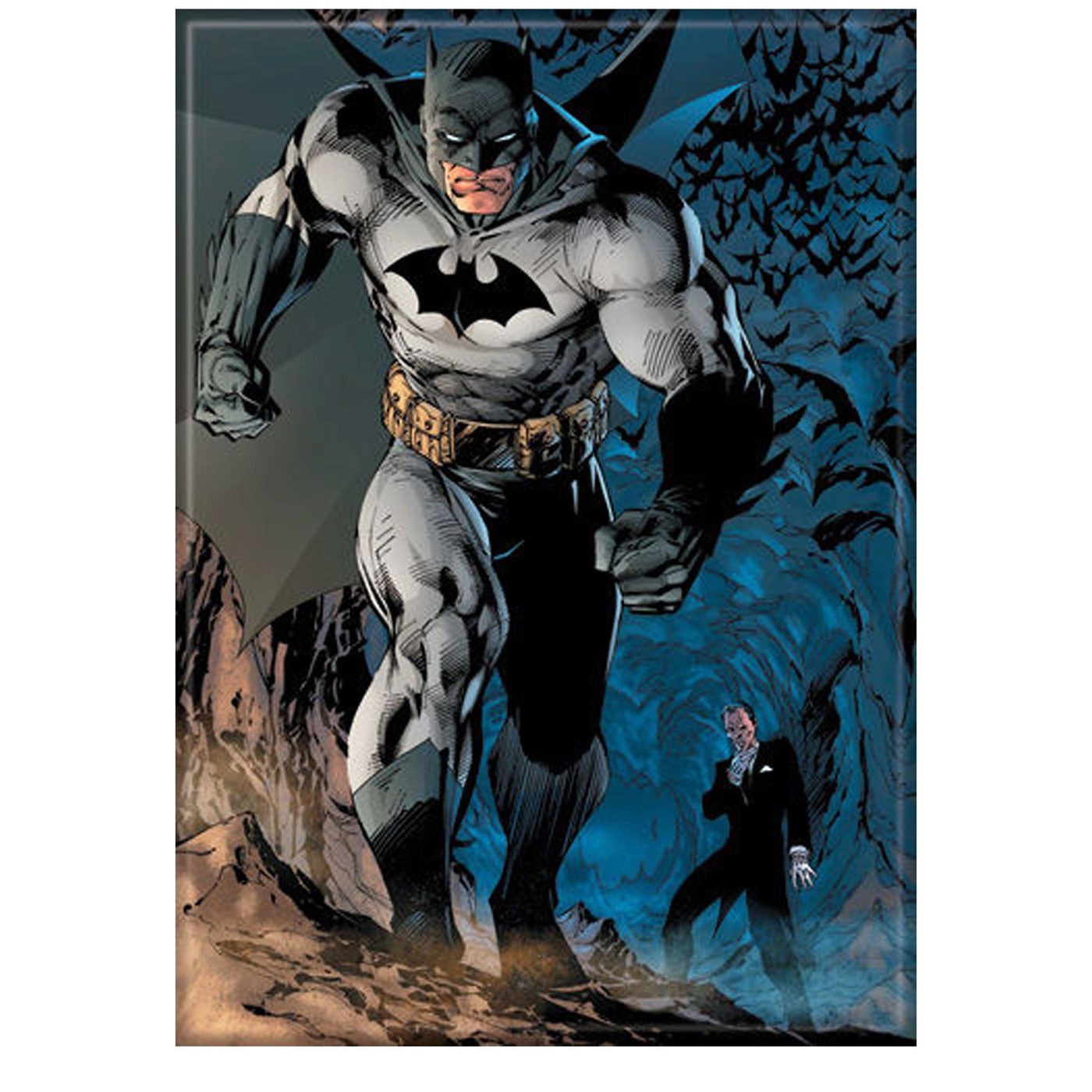 Batman Forward Cave Charge Magnet, Black