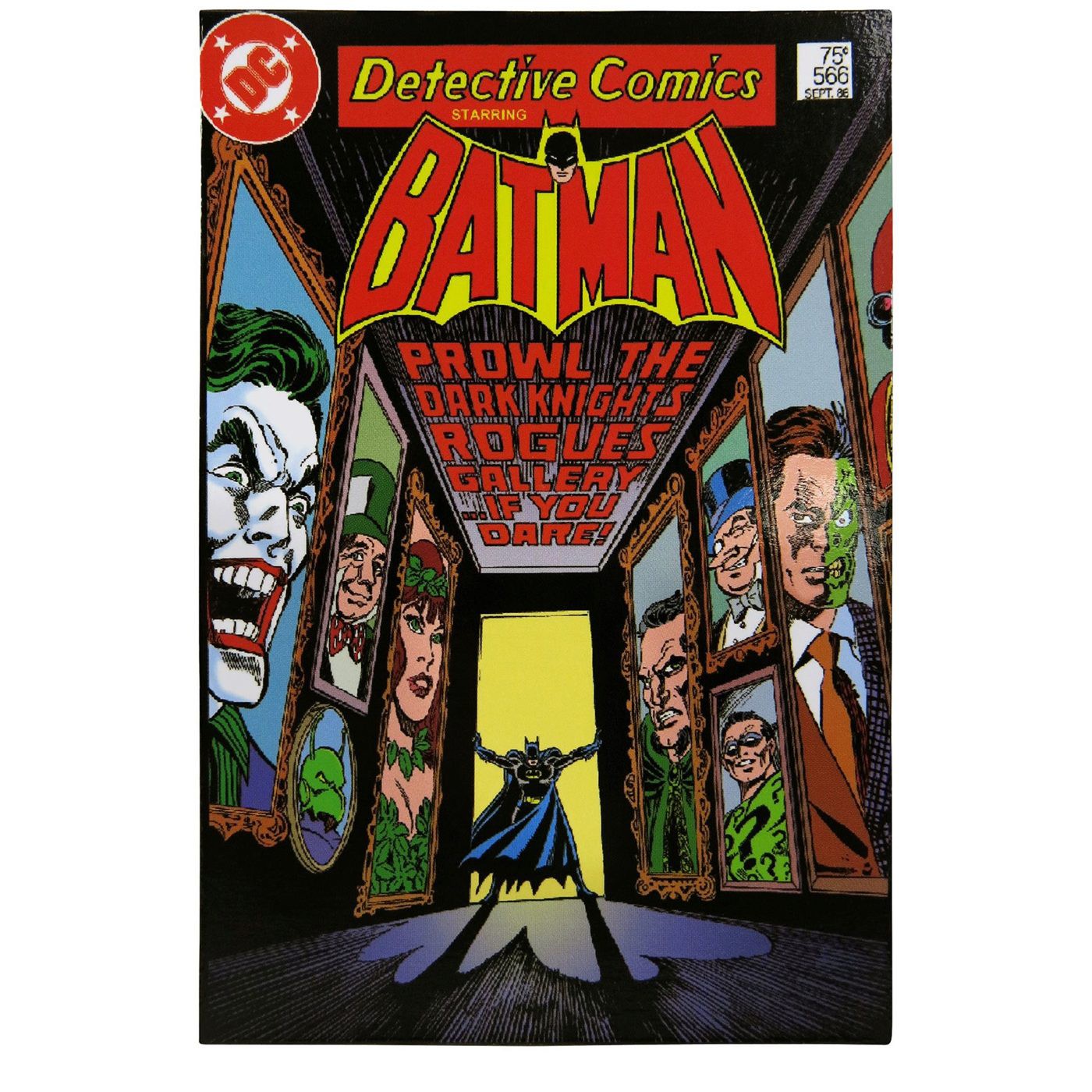 Batman Rogues Gallery Magnet, Black