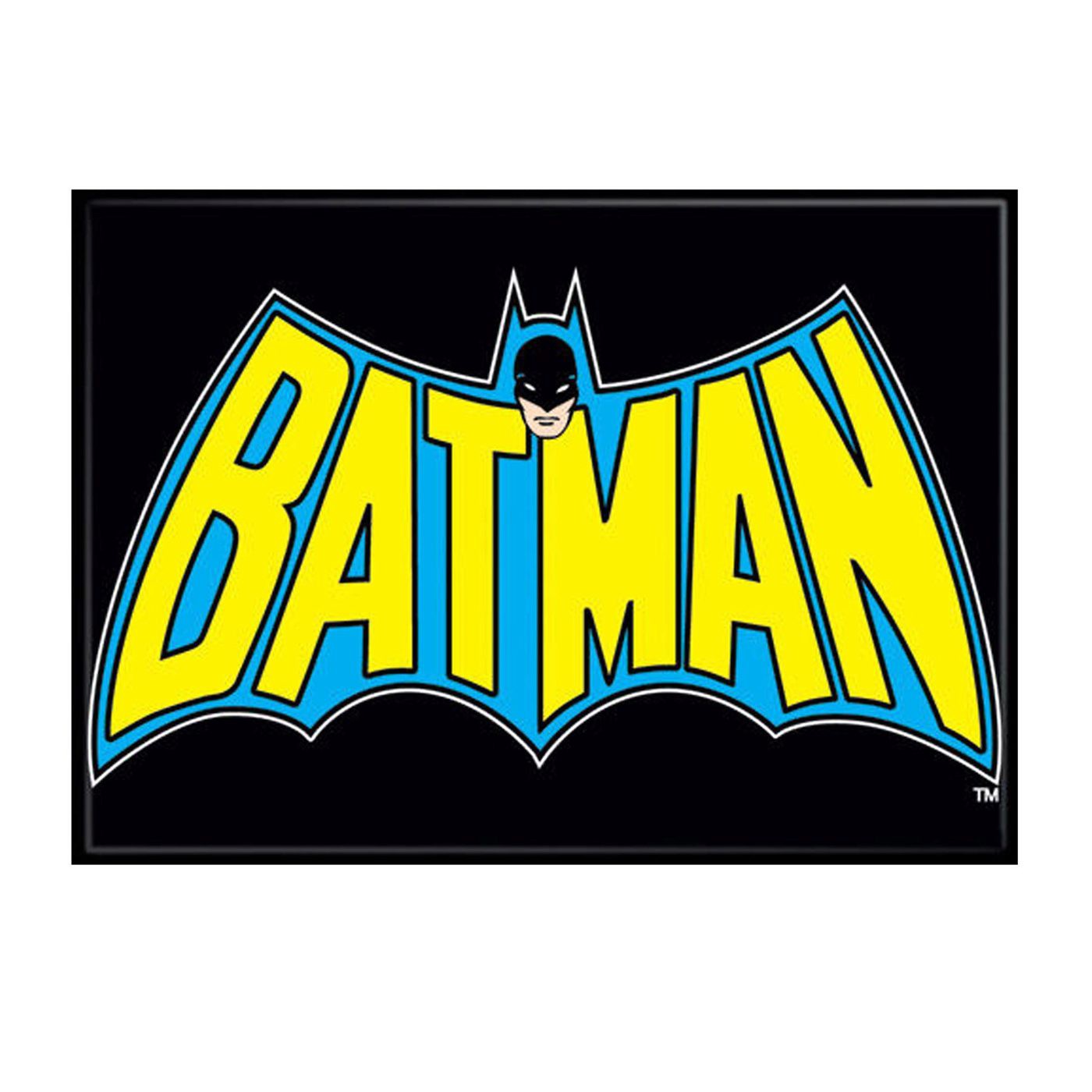 Batman Logo Magnet, Black