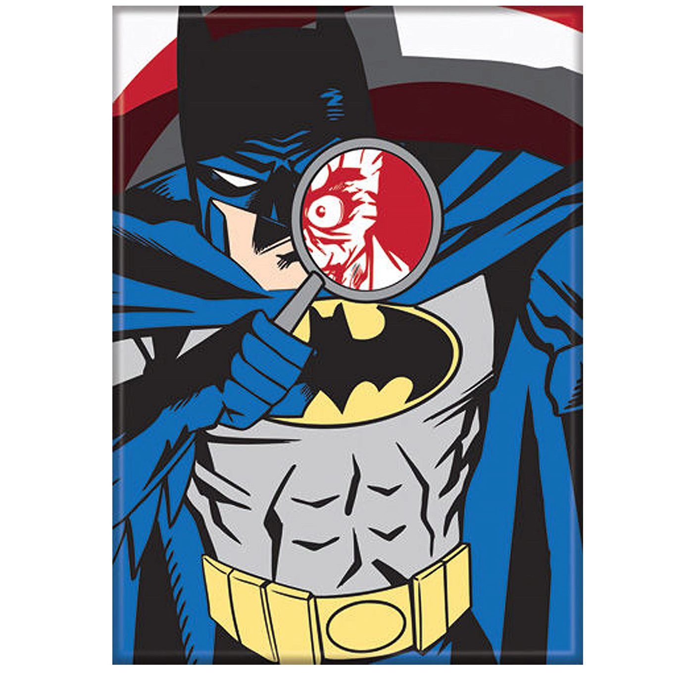 Batman Magnifying Glass Magnet, Blue