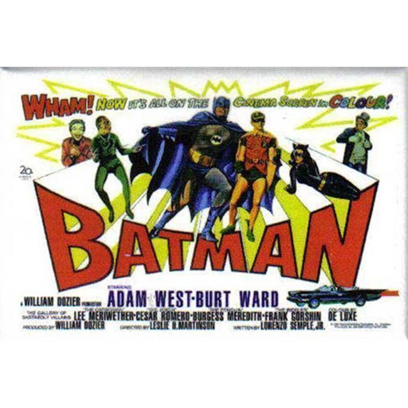 Batman Robin Movie Poster Magnet