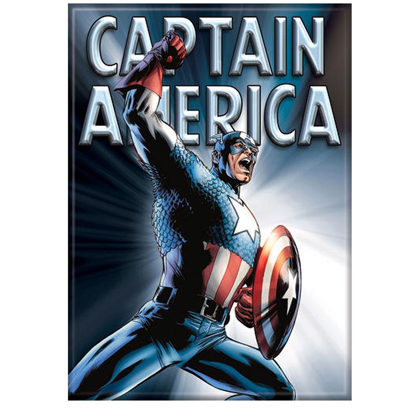 Captain America Spartan Yell Magnet