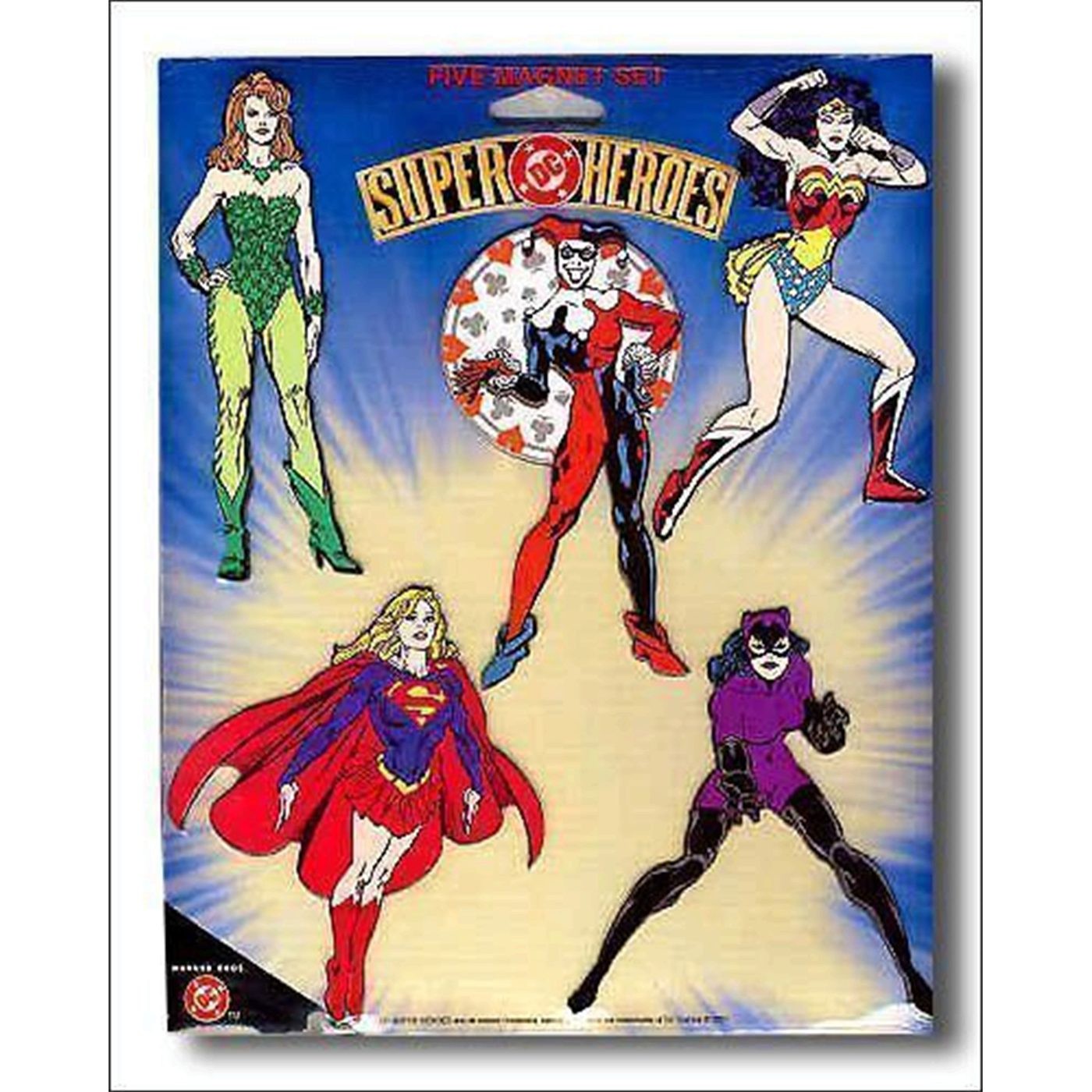 DC Female Hero Villain Magnet Set