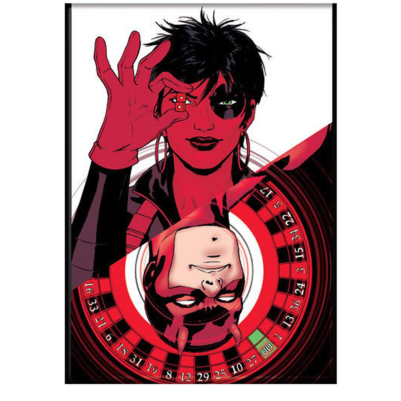 Daredevil and Domino Magnet, Black