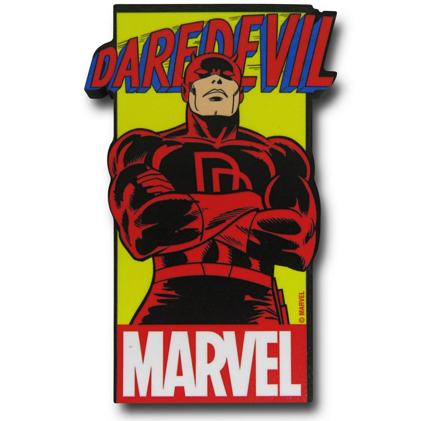 Daredevil and Logo Funky Chunky Magnet, Red