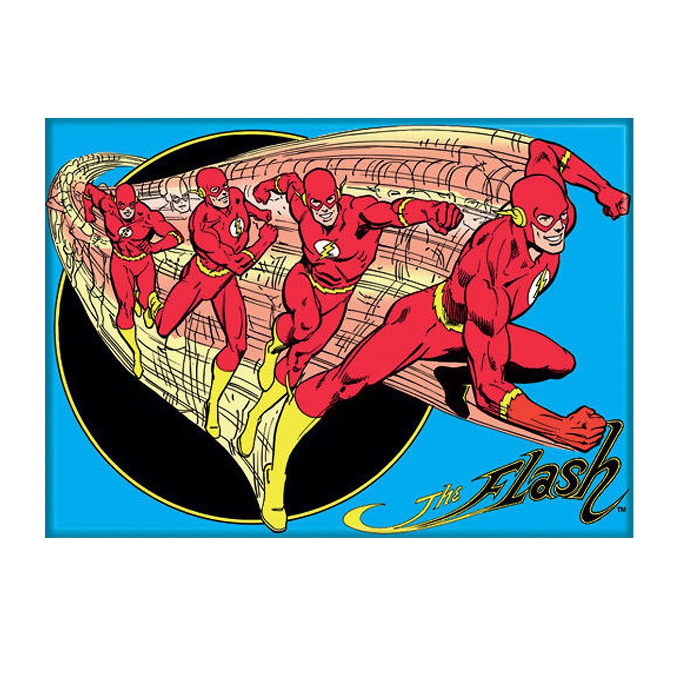 The Flash Blue Running Magnet, Blue