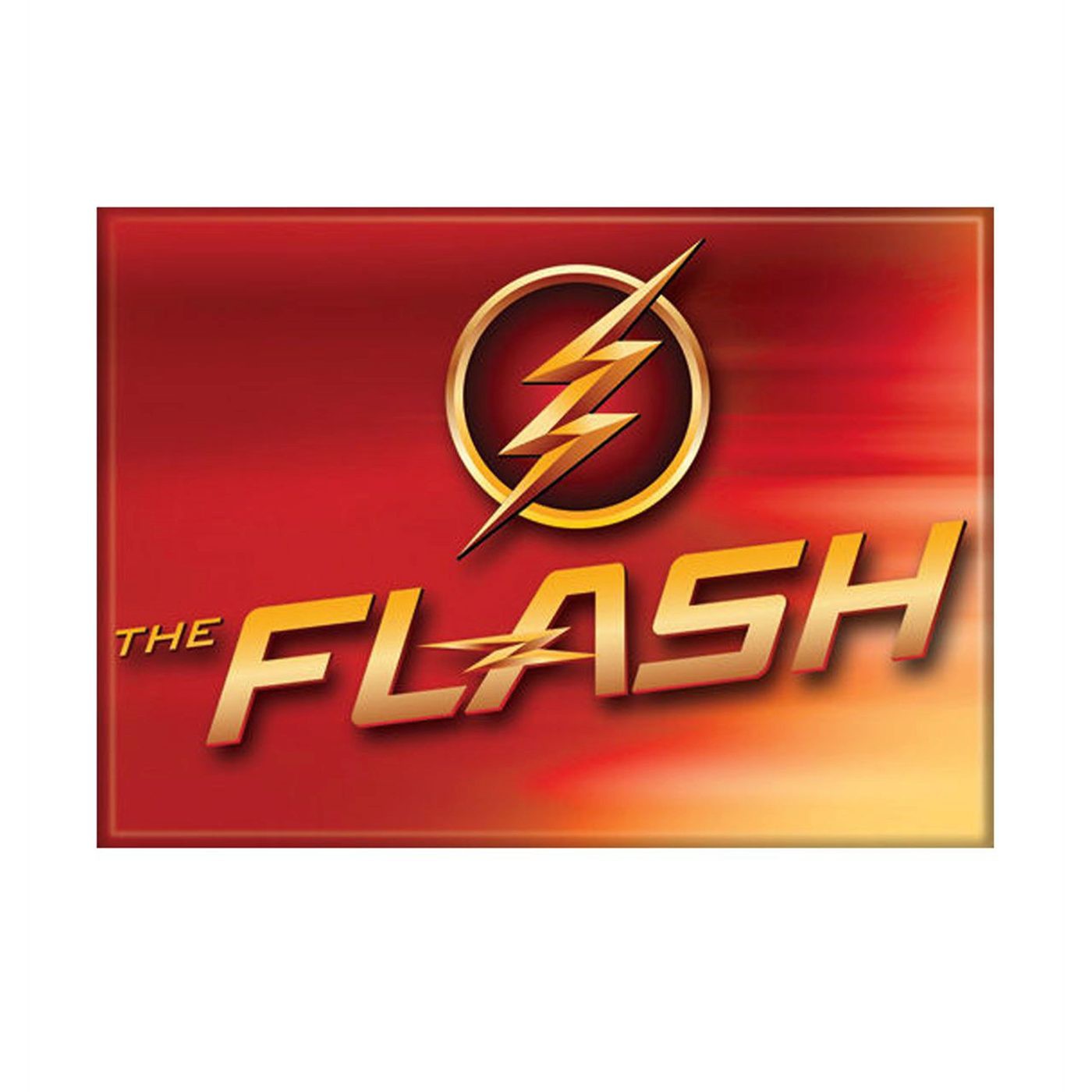 Flash TV Symbol and Logo Magnet, Red
