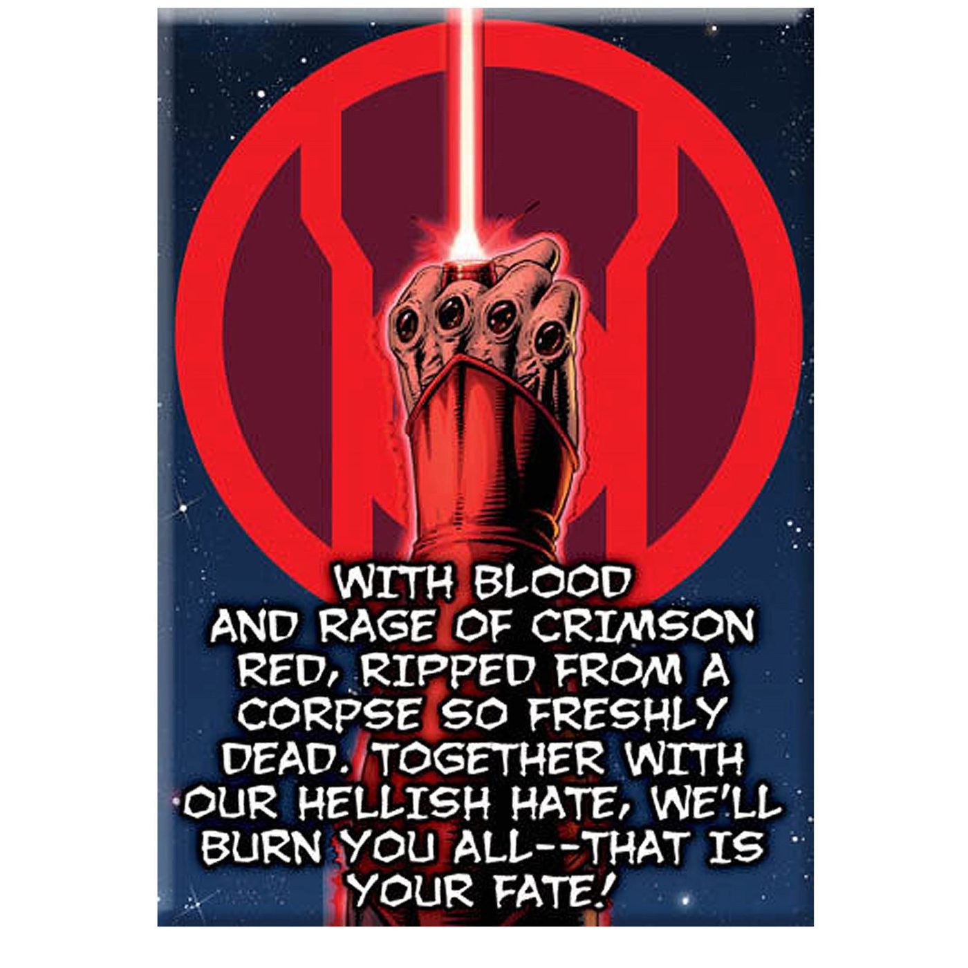 Green Lantern Red Lantern Oath Magnet
