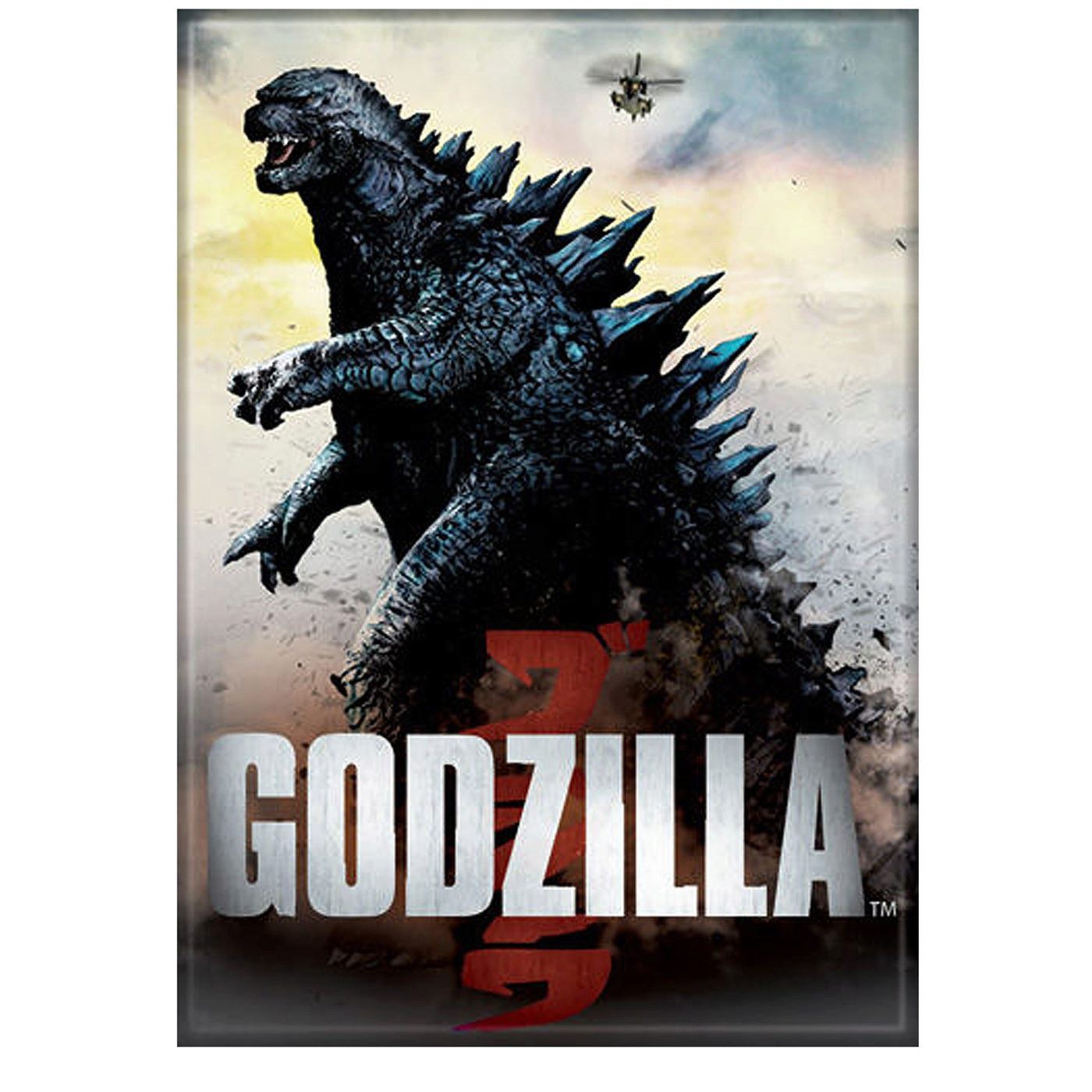 Godzilla Movie Standing Tall Magnet, Green