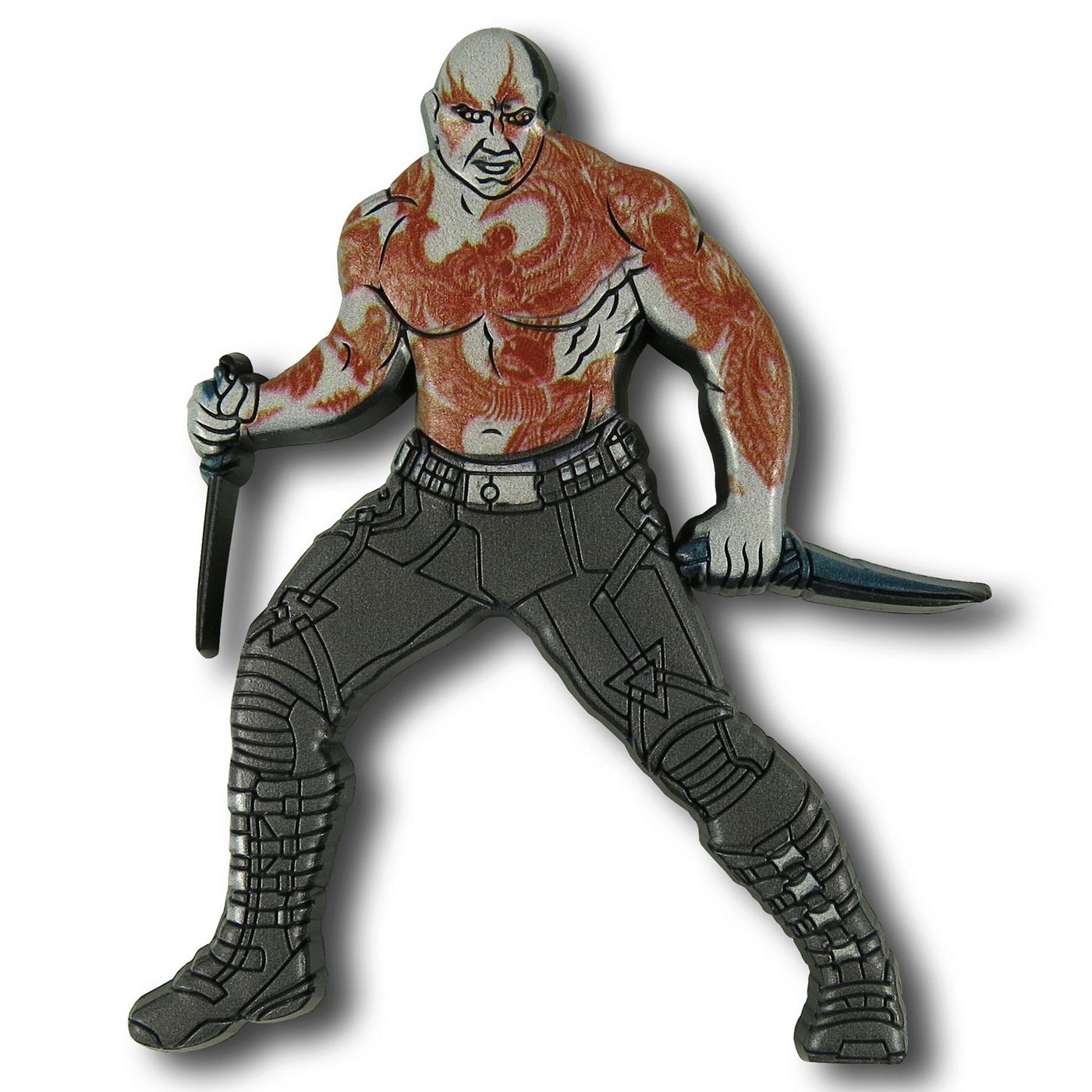 GOTG Drax The Destroyer Soft Magnet, Grey