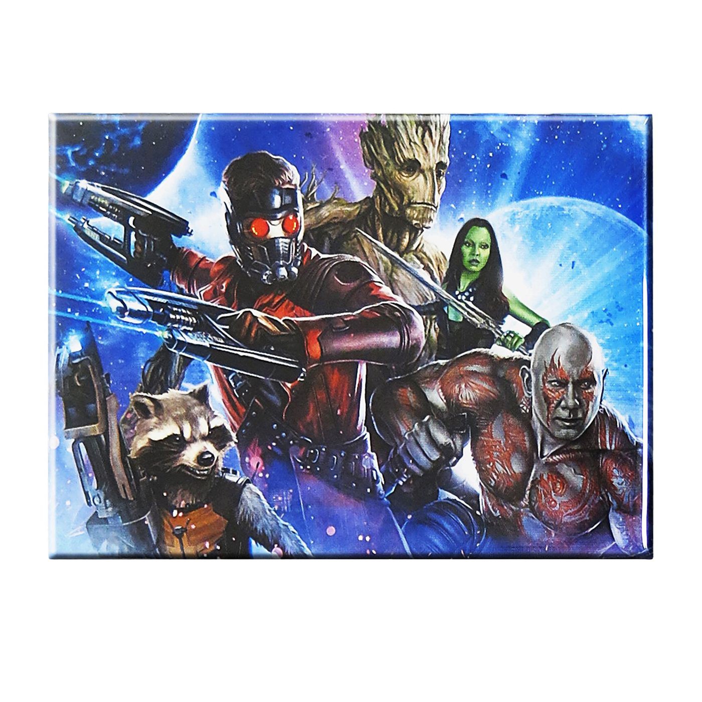 Guardians of the Galaxy Group Magnet, Blue