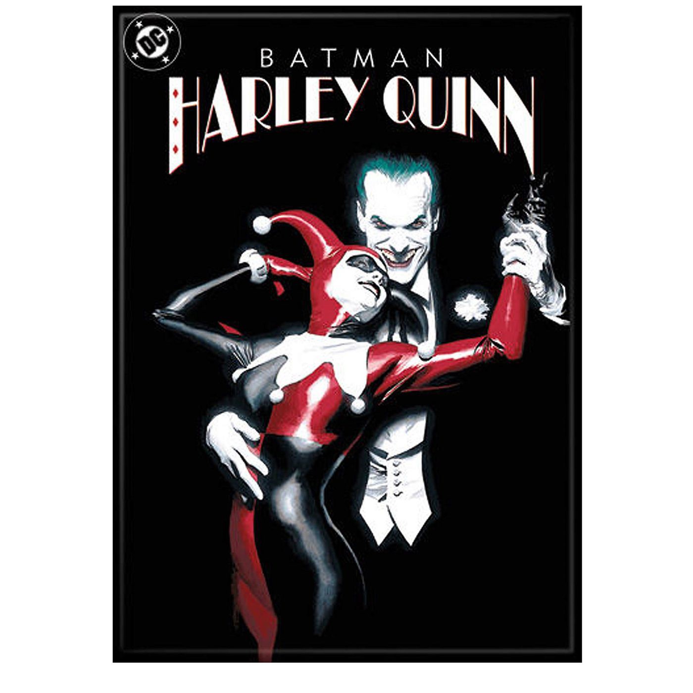 Harley Quinn Graphic Novel Cover Magnet, Black