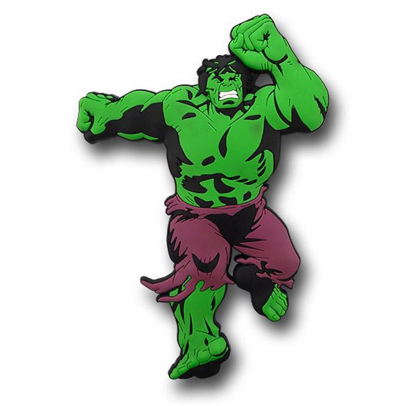 Hulk 3D Die Cut Rubber Magnet, Green