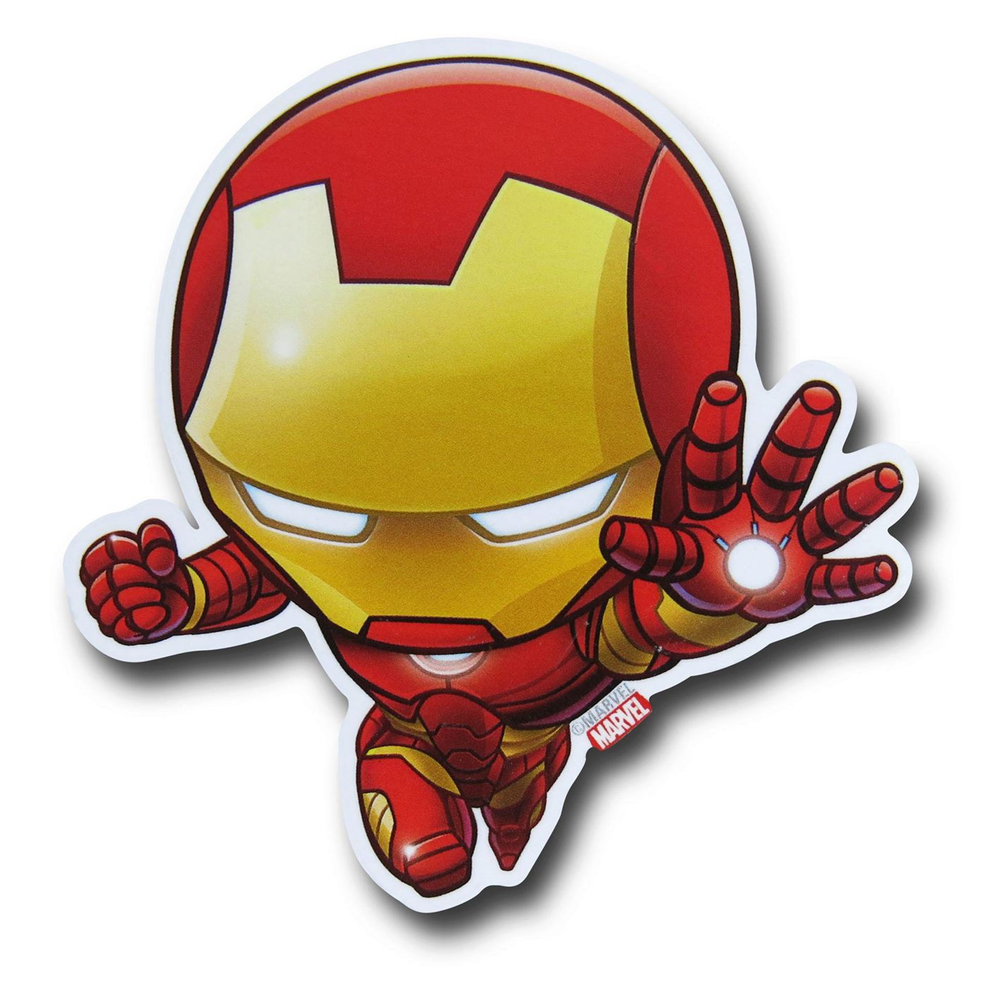 Iron Man Funky Chunky Magnet, Red
