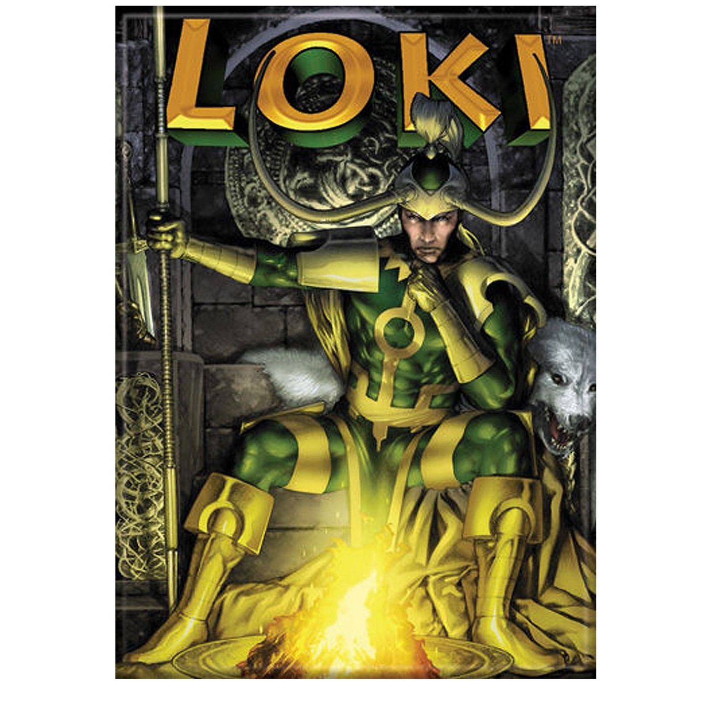 Loki Throne Magnet