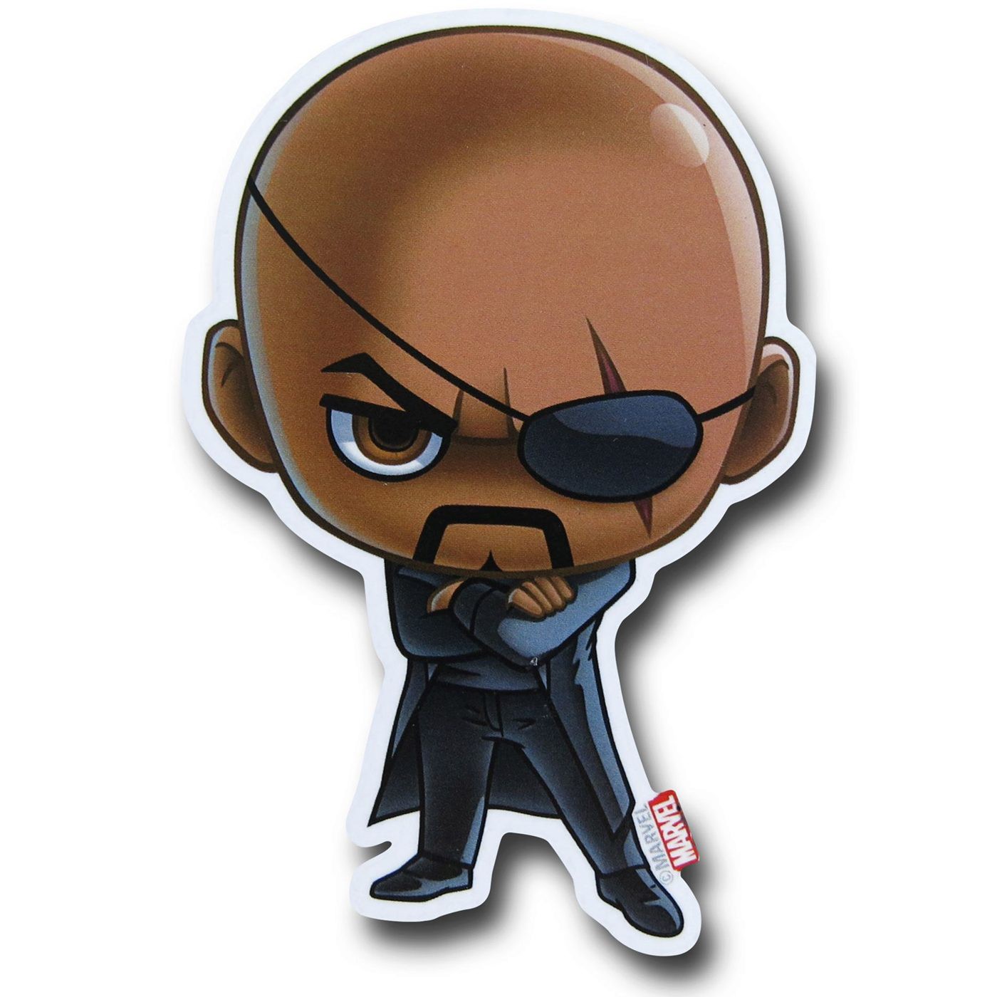 Nick Fury Funky Chunky Magnet, Black
