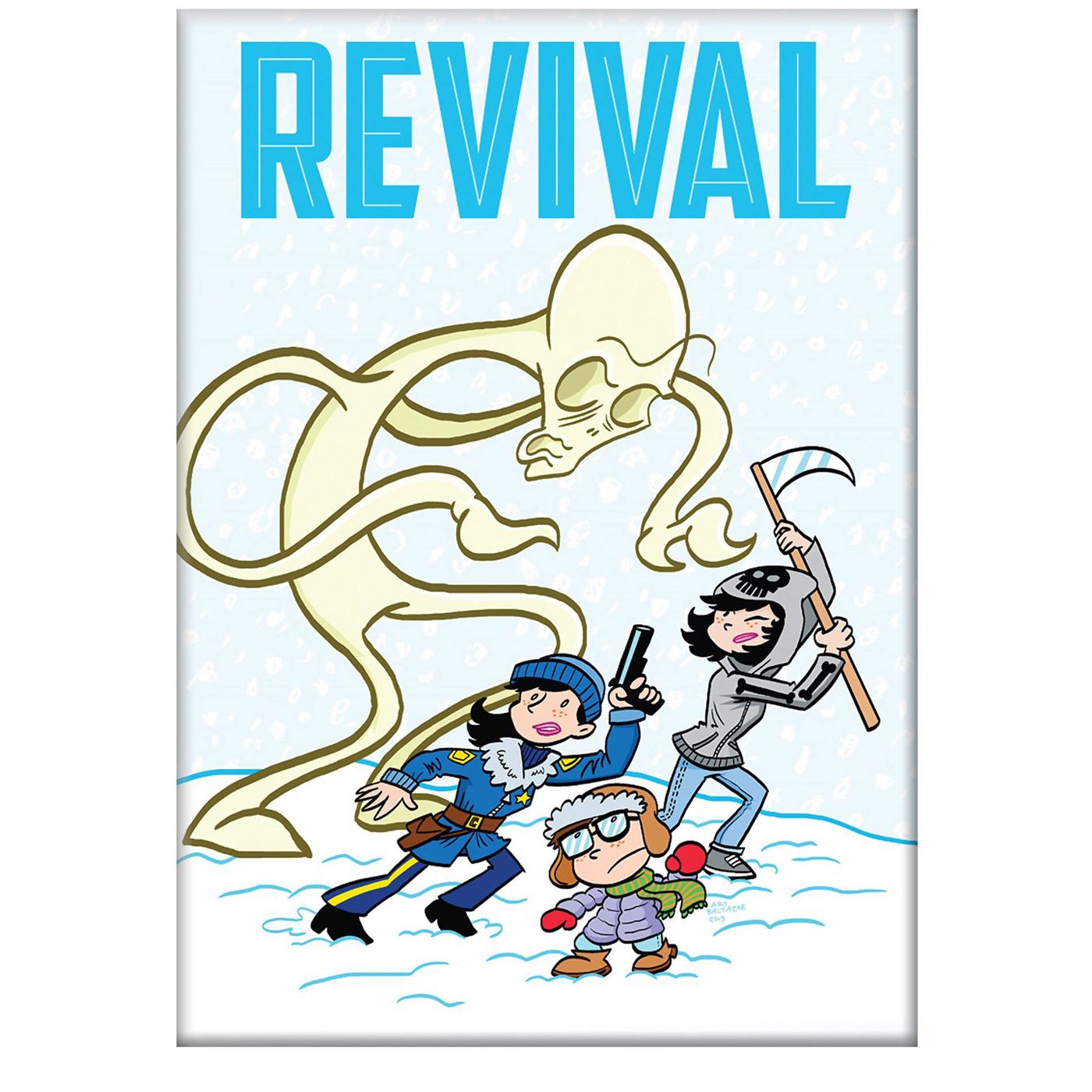 Revival Variant Magnet, White