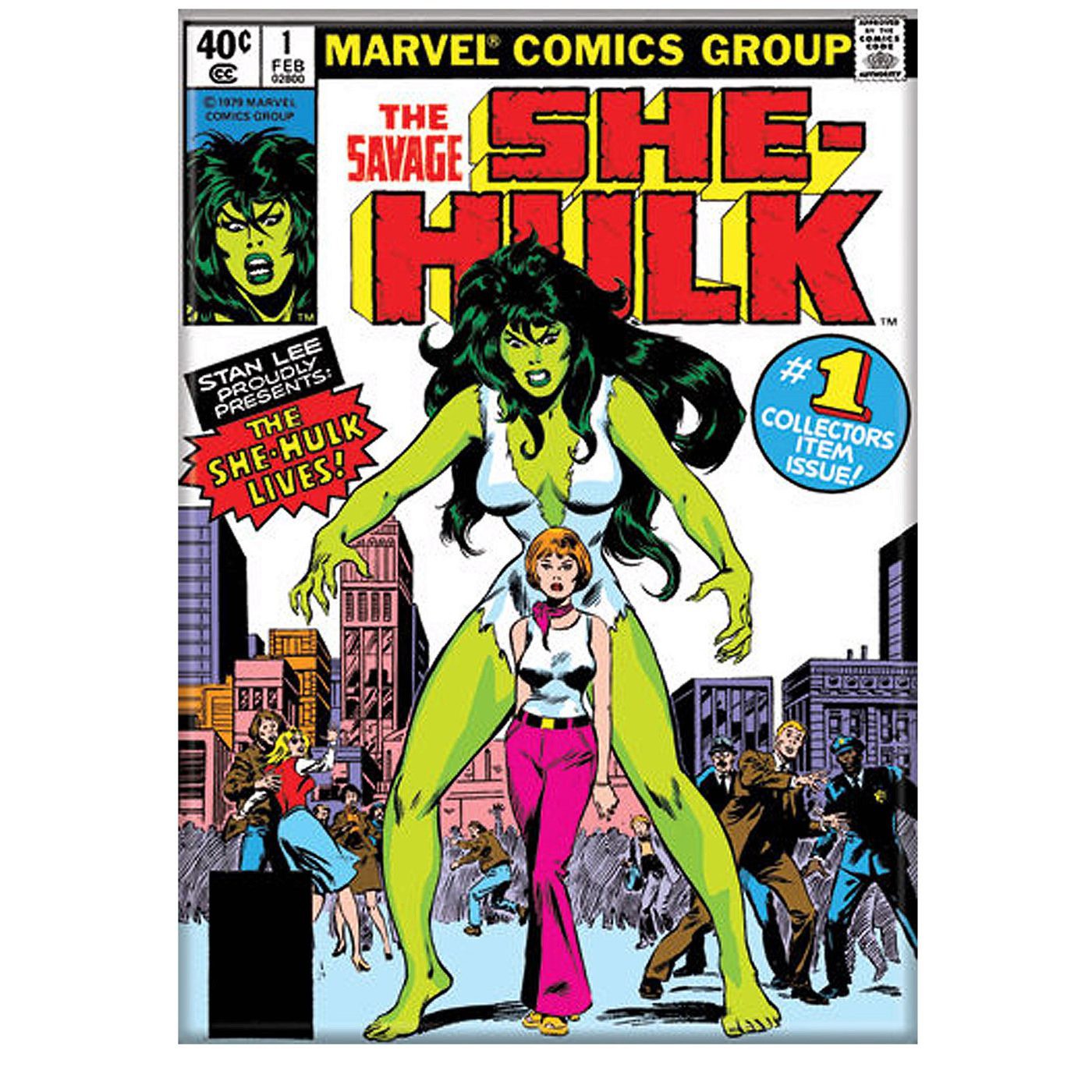 Savage She-Hulk #1 Magnet, White