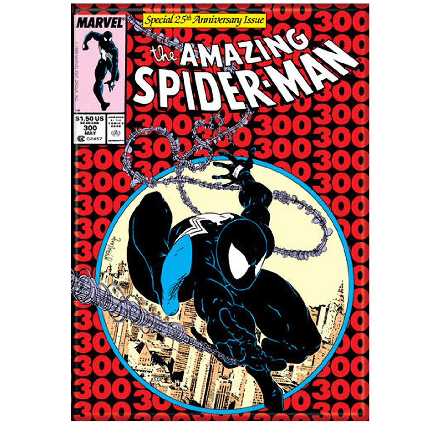 Amazing Spiderman #300 Cover Magnet, Red