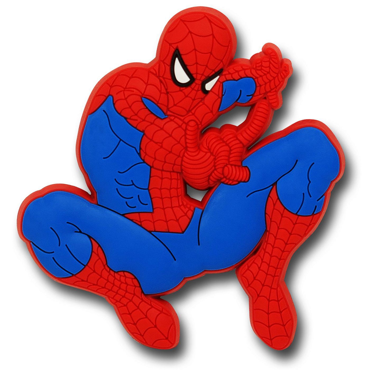 Spiderman Leap Soft Touch PVC Magnet, Red