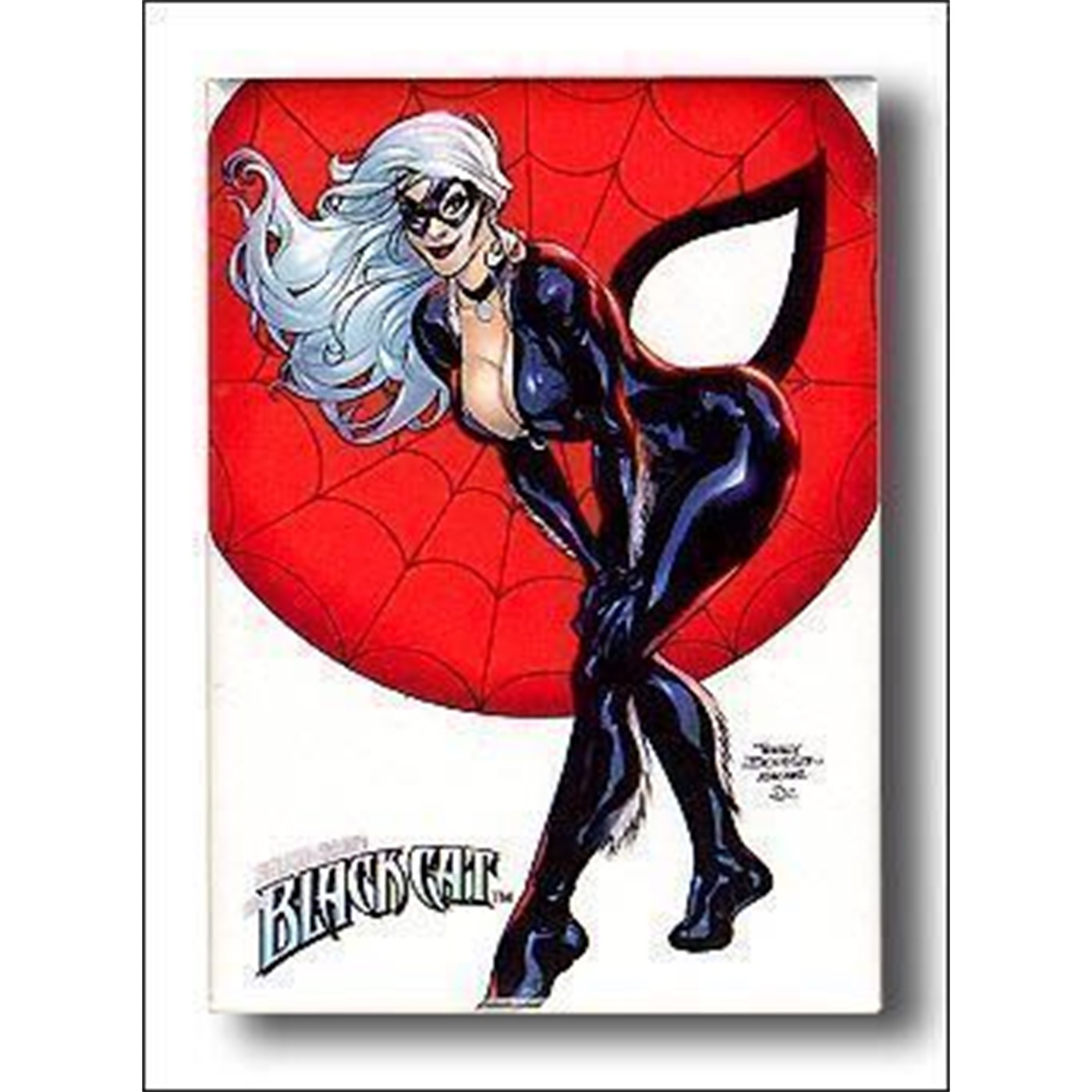 Blackcat Magnet Bent Over