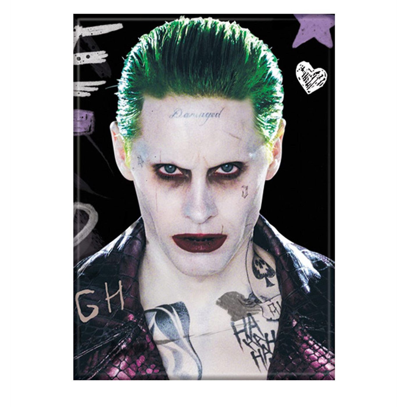 Suicide Squad Joker Magnet, Black