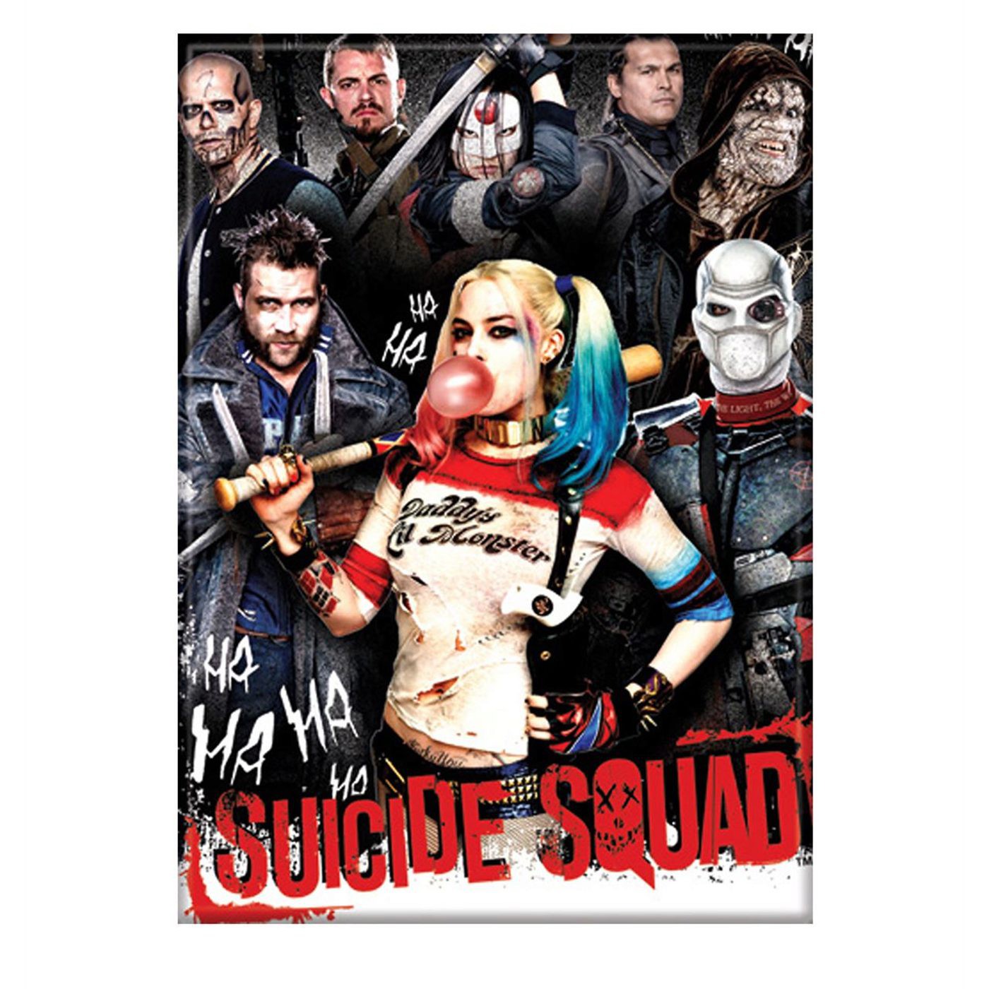 Suicide Squad Team Magnet, Black