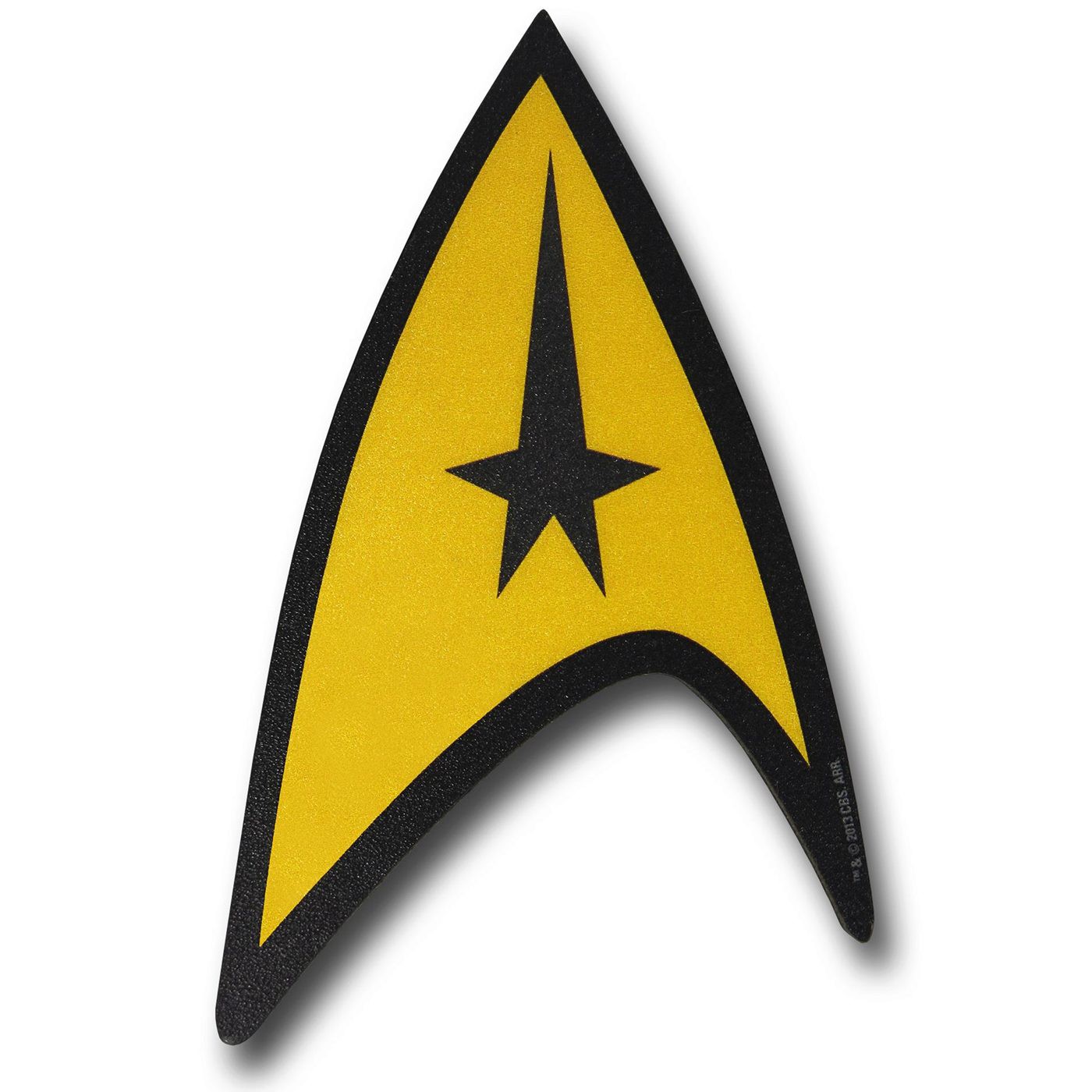 Star Trek Command Insignia Chunky Magnet, Yellow