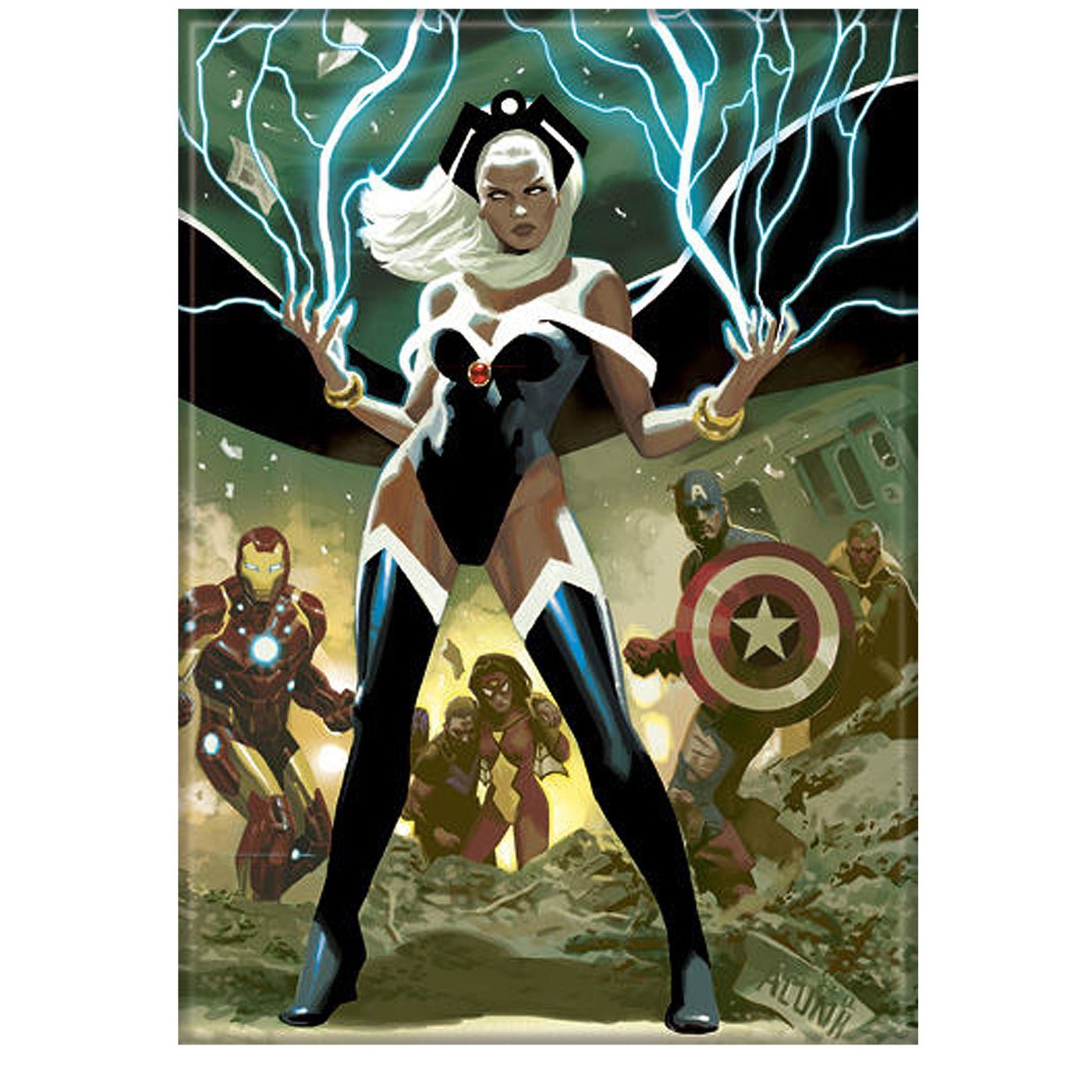 Storm New Avengers Magnet, Black