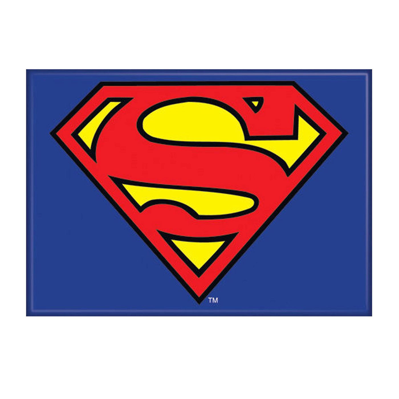 Superman Symbol Magnet, Blue