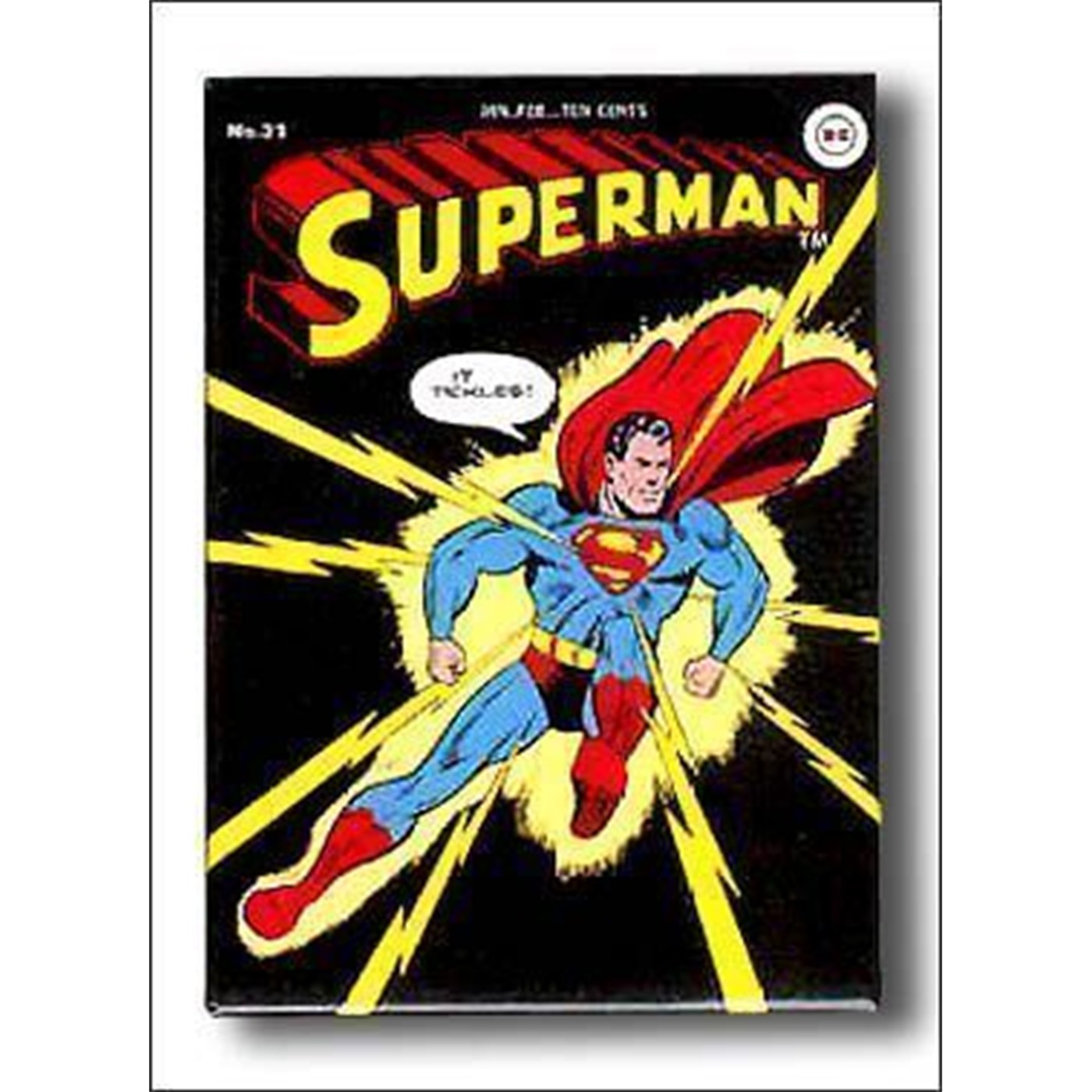 Superman Magnet Lightning Tickles