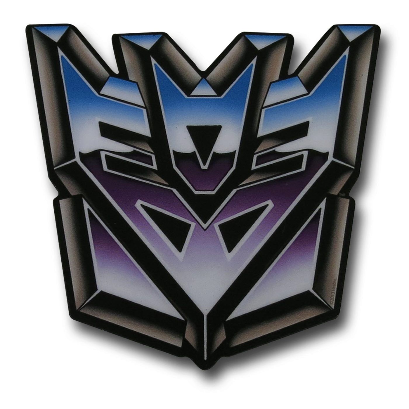 Transformers Decepticon Chunky Magnet, Purple