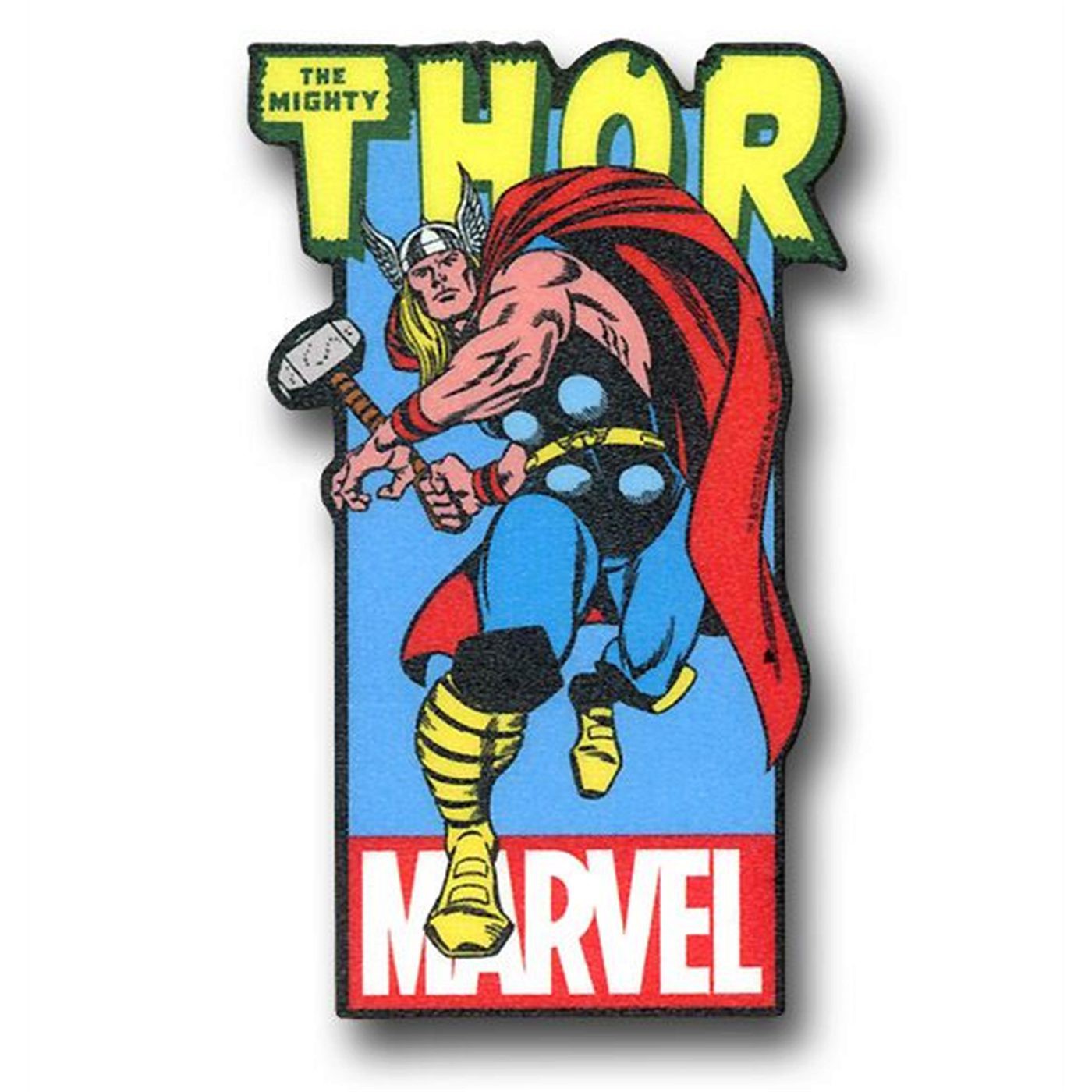 Thor with Logo Funky Chunky Magnet