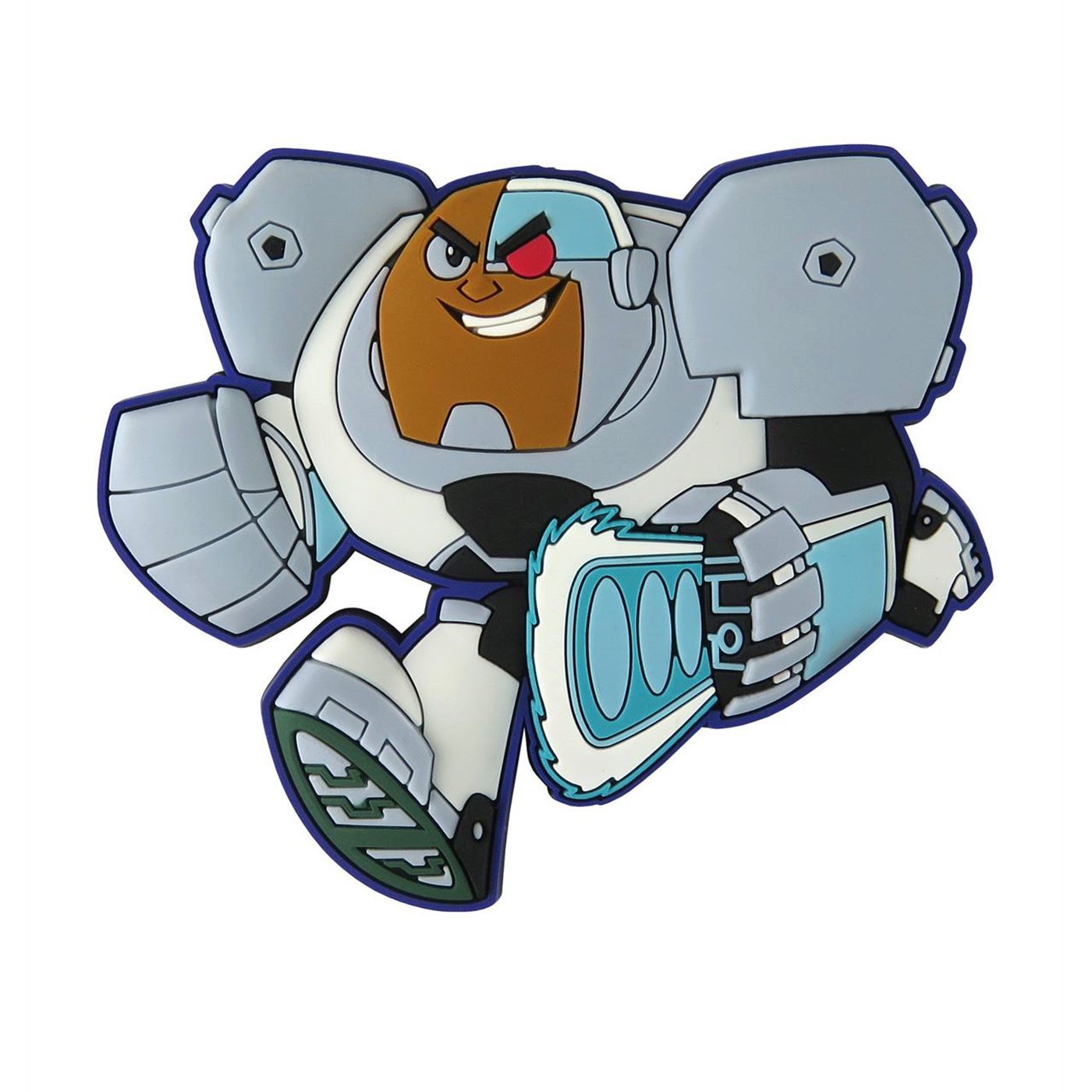 Teen Titans Cyborg PVC Magnet, White