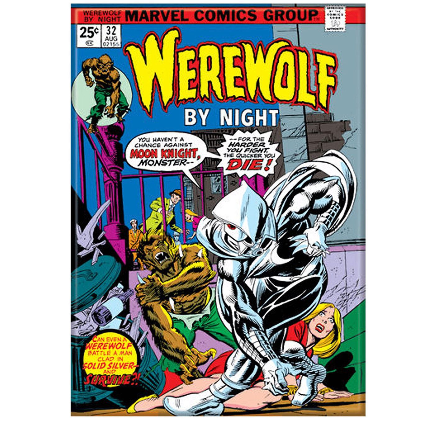 Werewolf by Night #32 Magnet, Blue