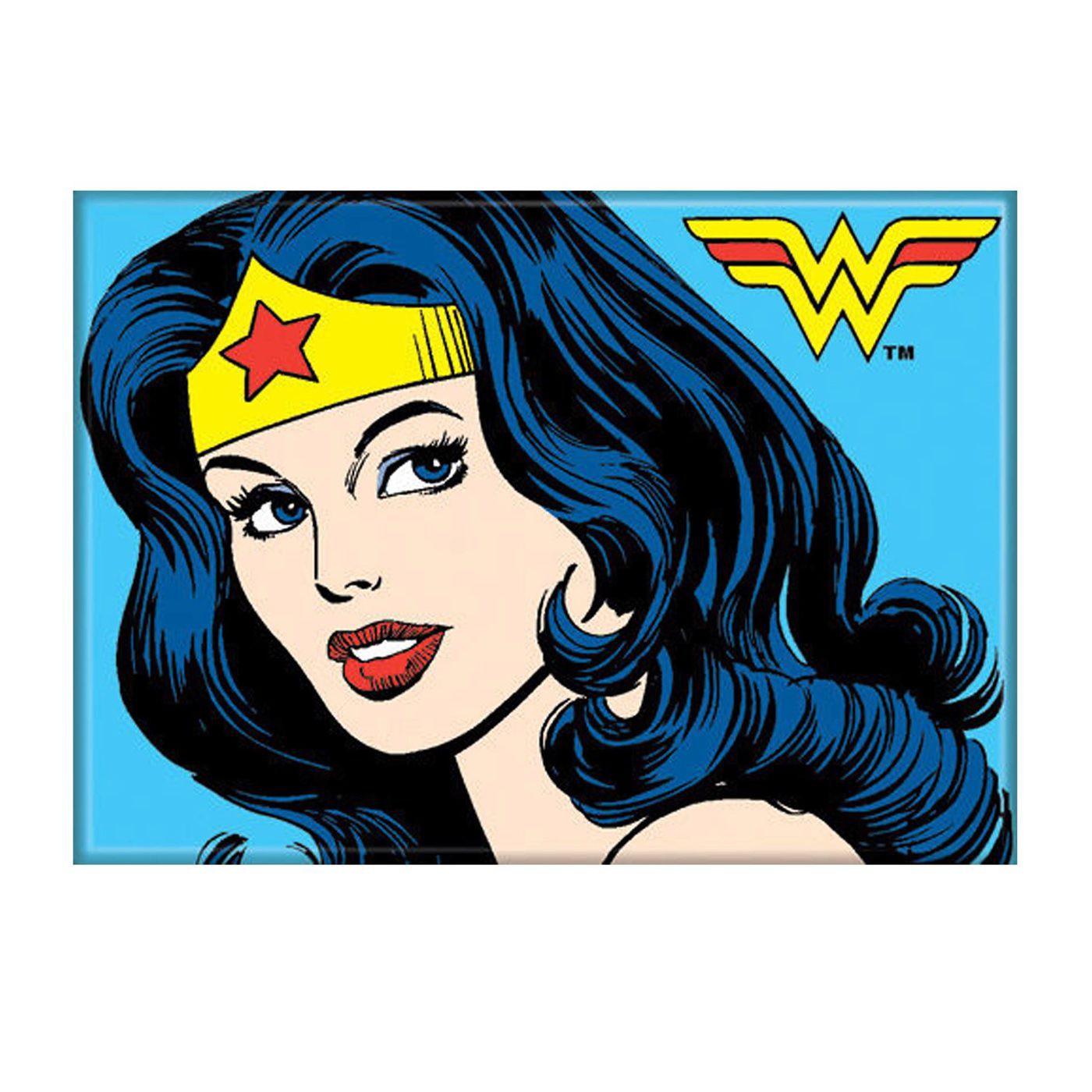 Wonder Woman Blue Shoulder Magnet
