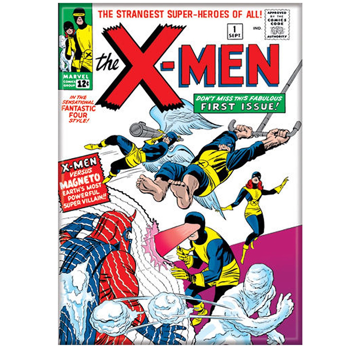 X-Men #1 Cover Magnet, White